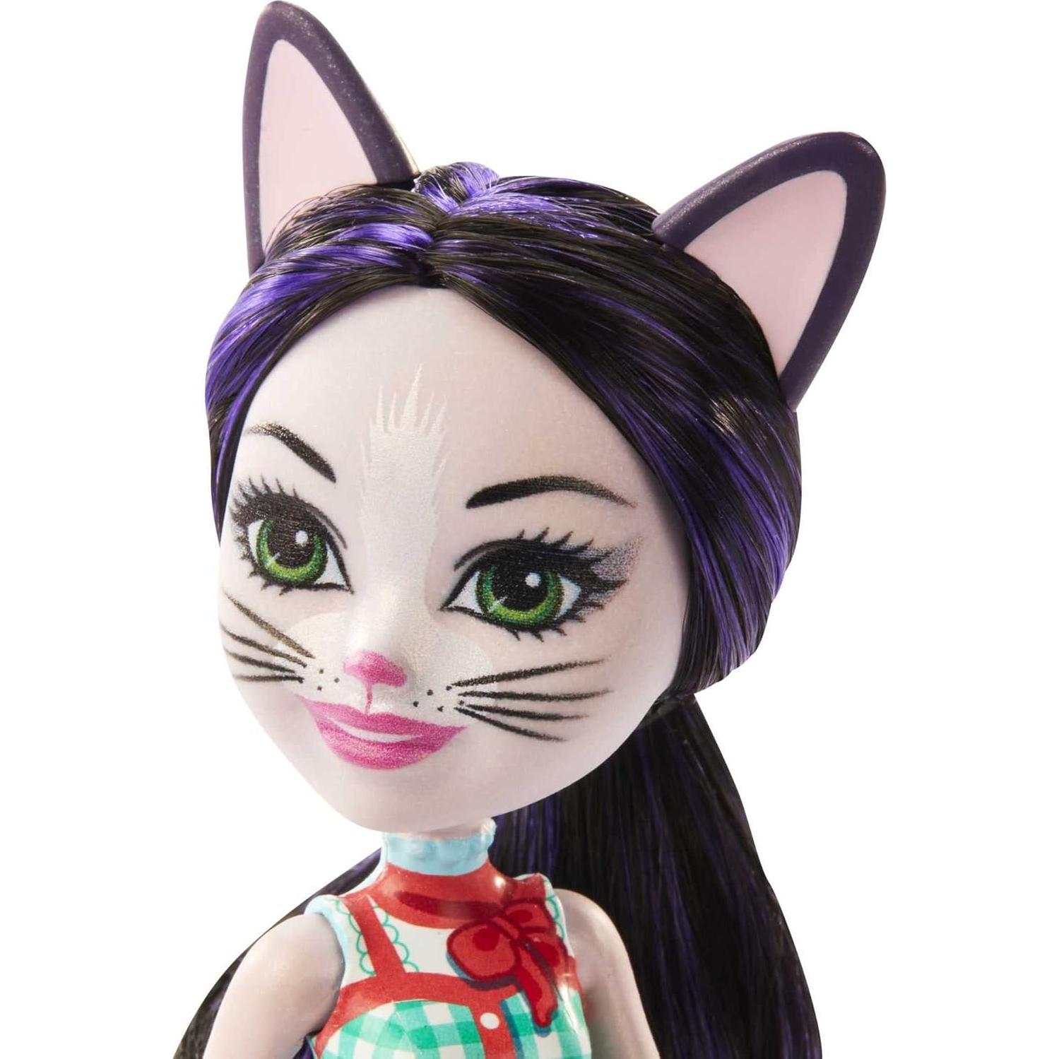 Muñeca Enchantimals Ciesta Cat con Gato Climber 15.24 cm