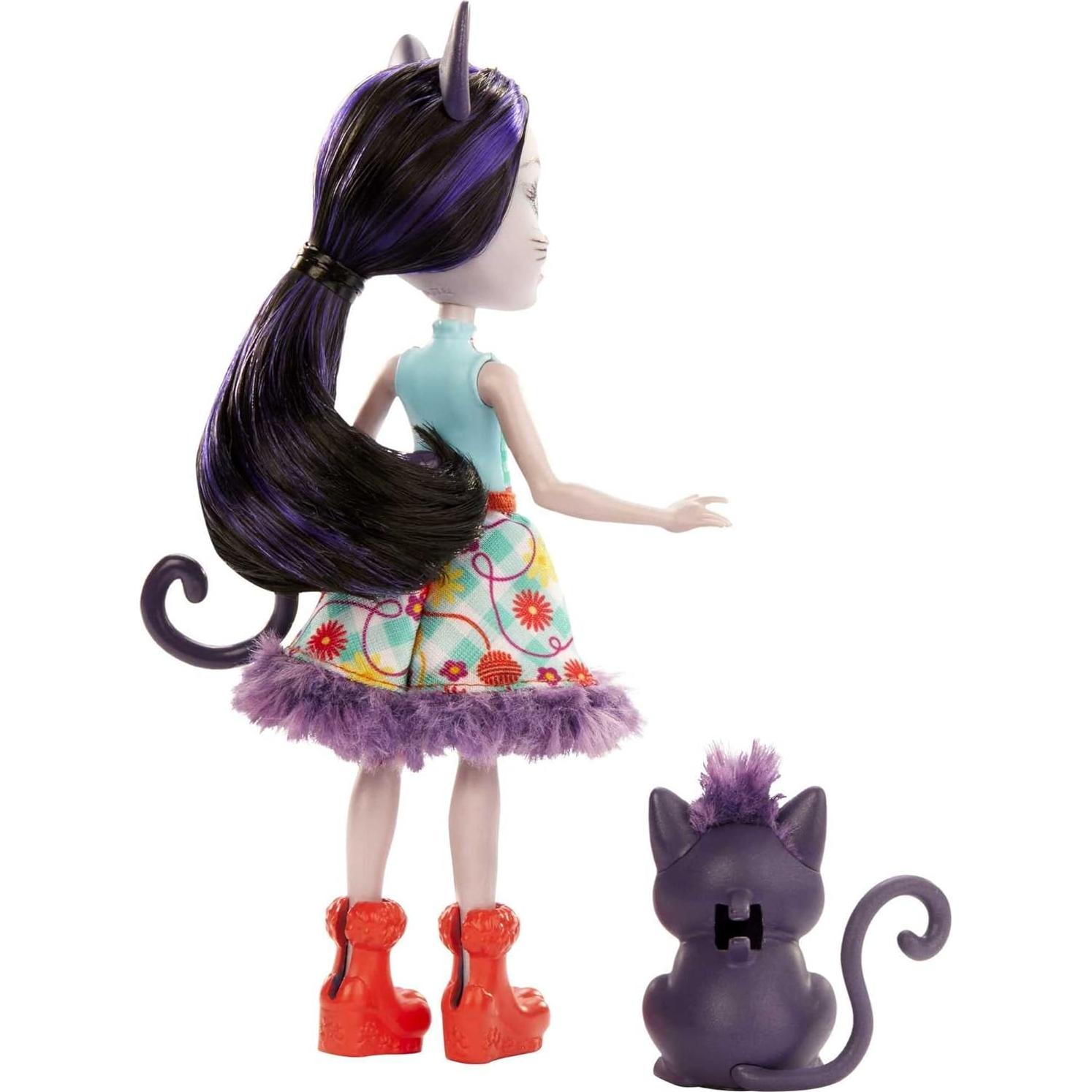 Muñeca Enchantimals Ciesta Cat con Gato Climber 15.24 cm