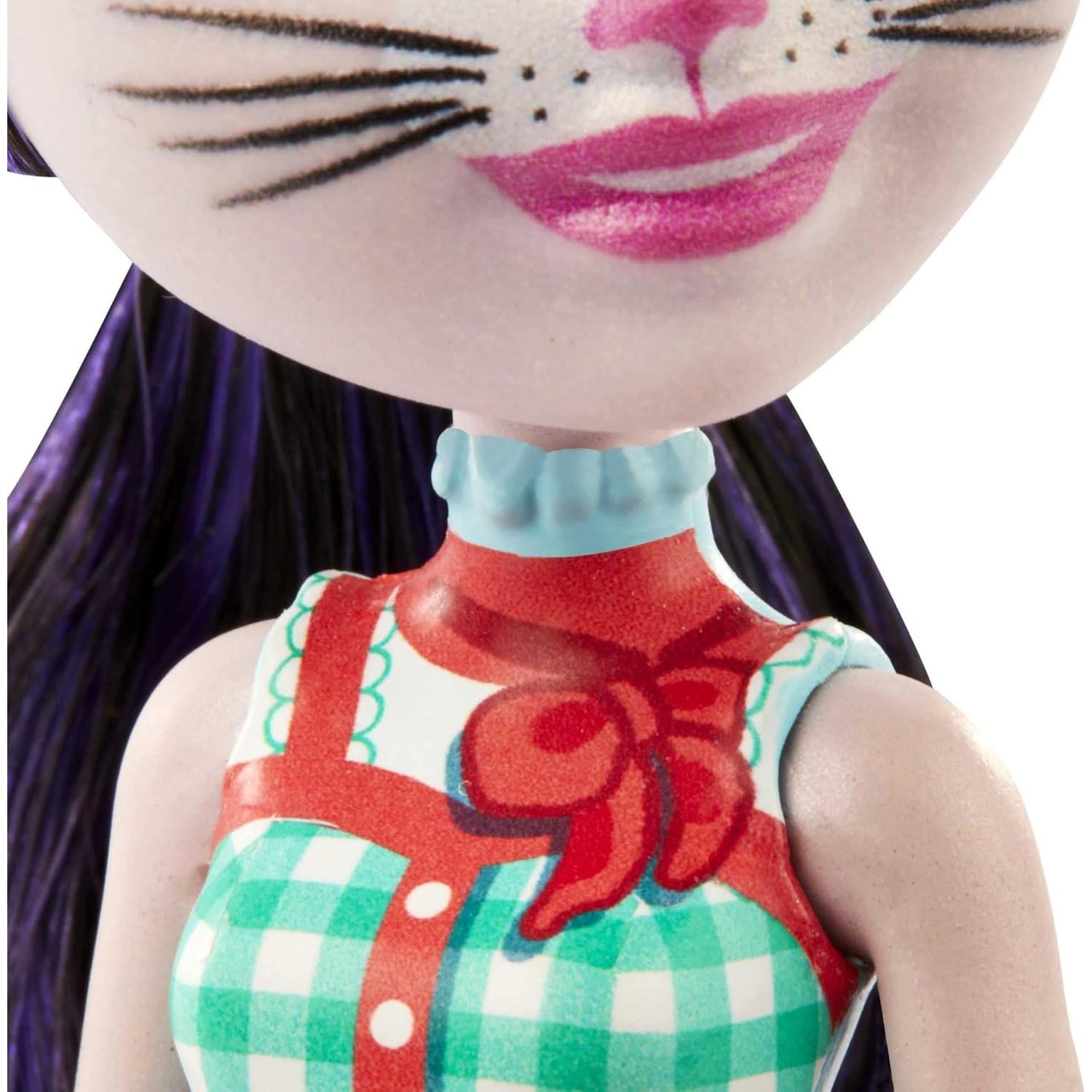Muñeca Enchantimals Ciesta Cat con Gato Climber 15.24 cm