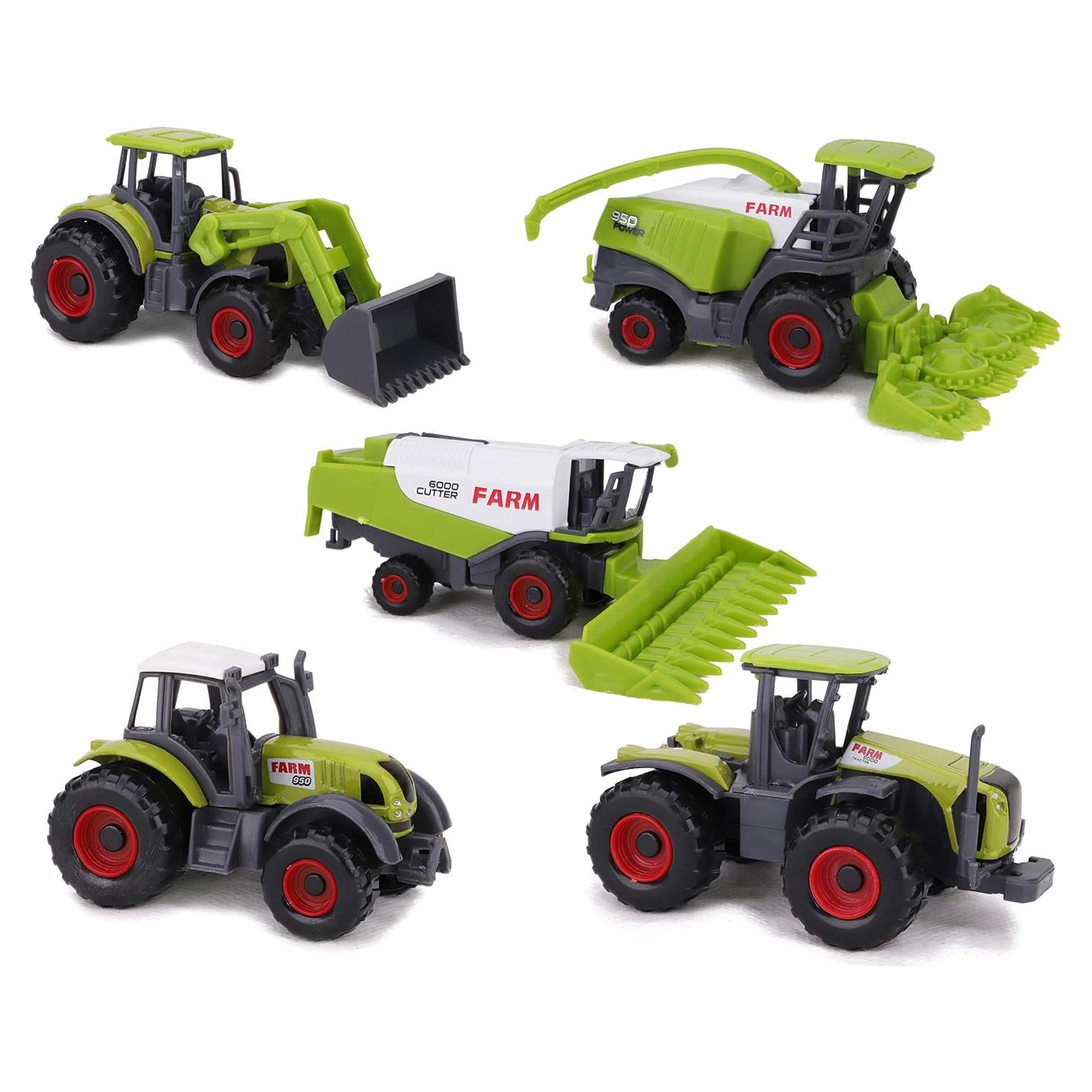 Set de 5 Juguetes de Maquinaria Agrícola Toyland - Metal Fundido