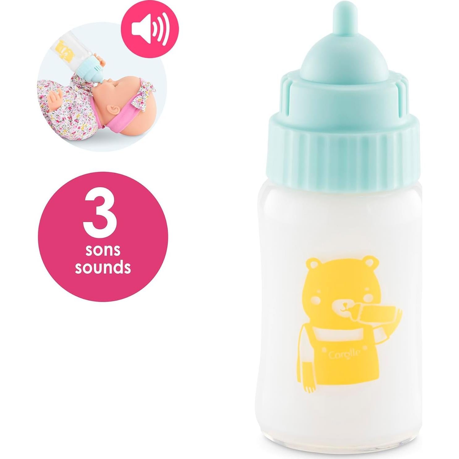 Accesorio Corolle Botella de Leche Mágica para Muñecas 35-43 cm