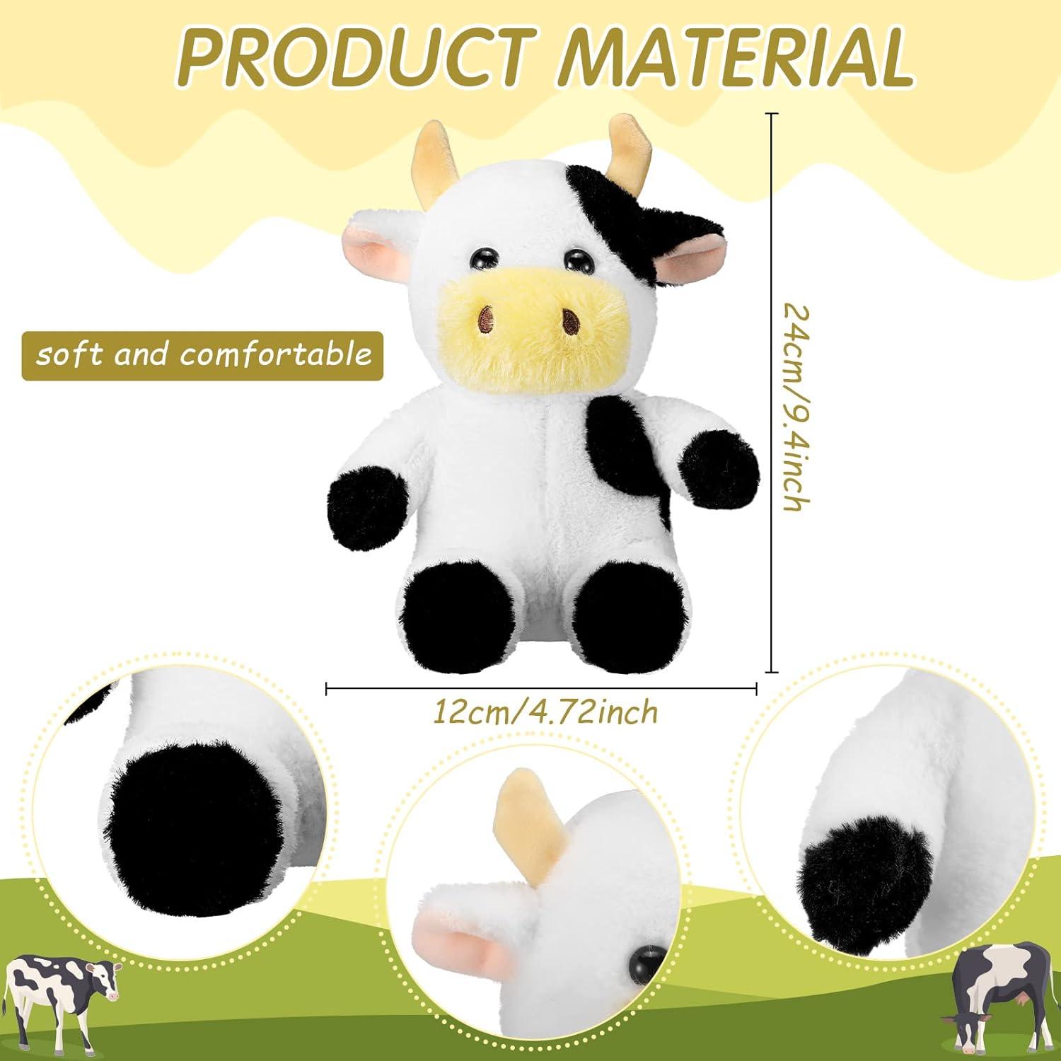 Juguetes de Peluche de Vaca Wettarn - 4 Pcs 24.89 cm