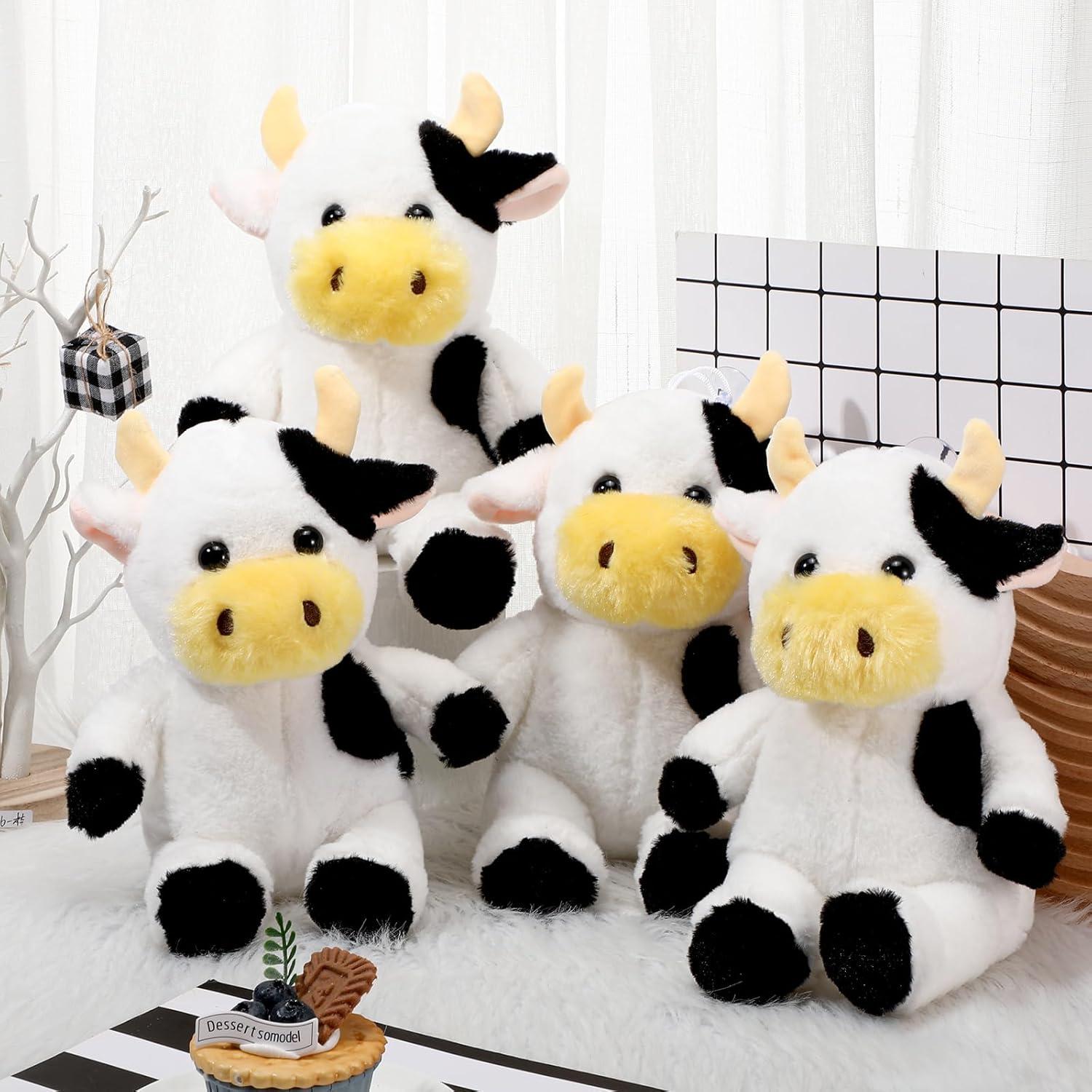 Juguetes de Peluche de Vaca Wettarn - 4 Pcs 24.89 cm