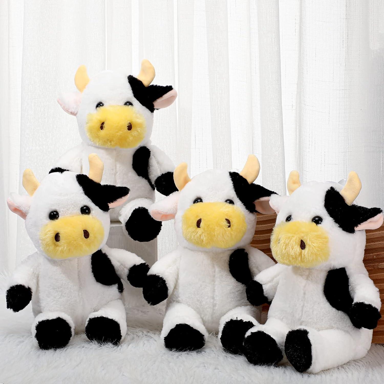 Juguetes de Peluche de Vaca Wettarn - 4 Pcs 24.89 cm