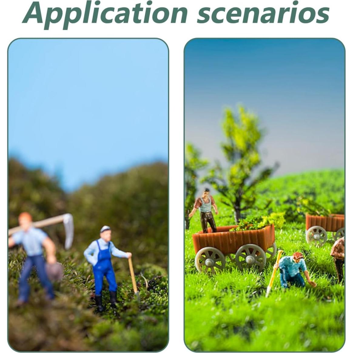 Kit Miniatura de Jardín NUOBESTY con Pala y Rastrillo