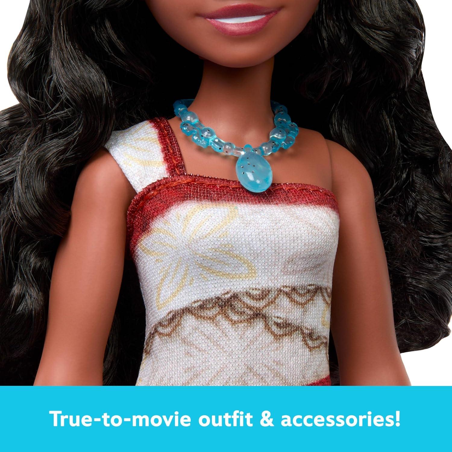 Muñeca de Moda Moana 2 Mattel con Atuendo Removible y Accesorios