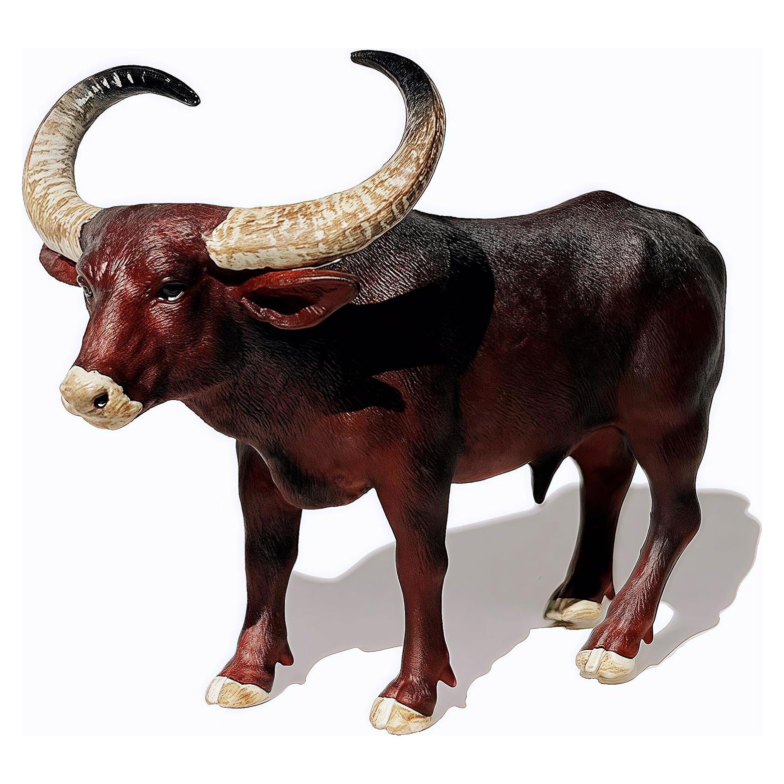 Juguete de Toro Gemini&Genius para Niños - Animal de Granja Realista