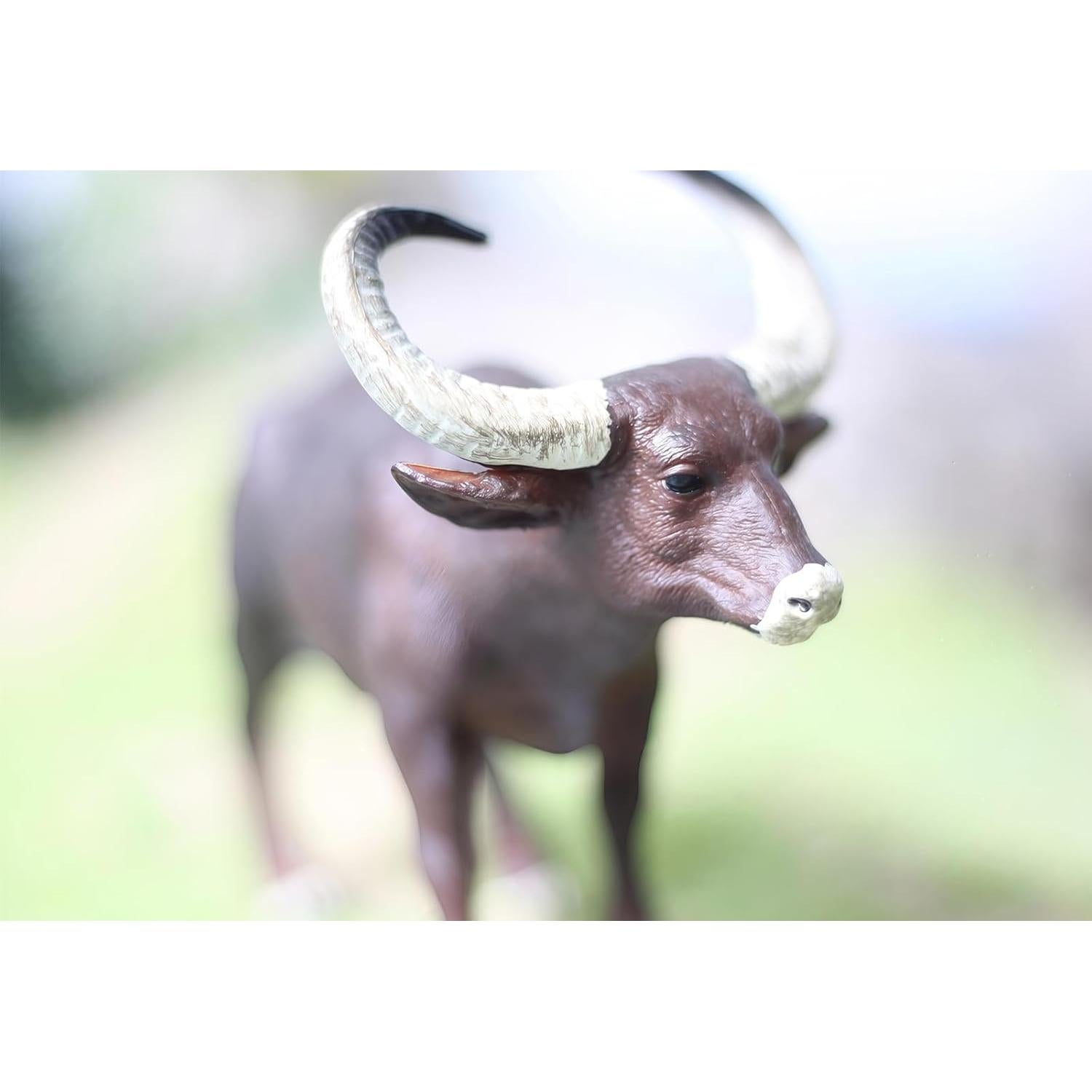 Juguete de Toro Gemini&Genius para Niños - Animal de Granja Realista