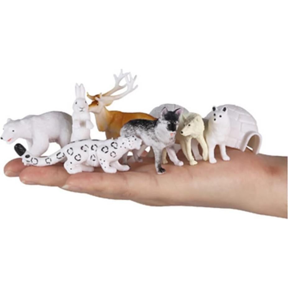 Set de 14 Figuras de Animales Polares OUKEYI - Juguetes Educativos