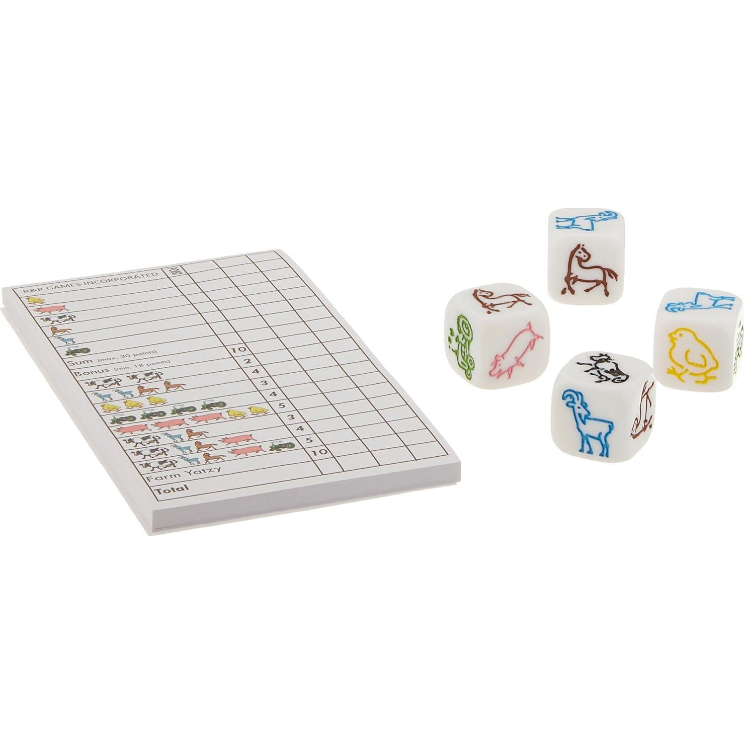 Juego de Dados R&R Games N' Puntuación - Familiar Granja