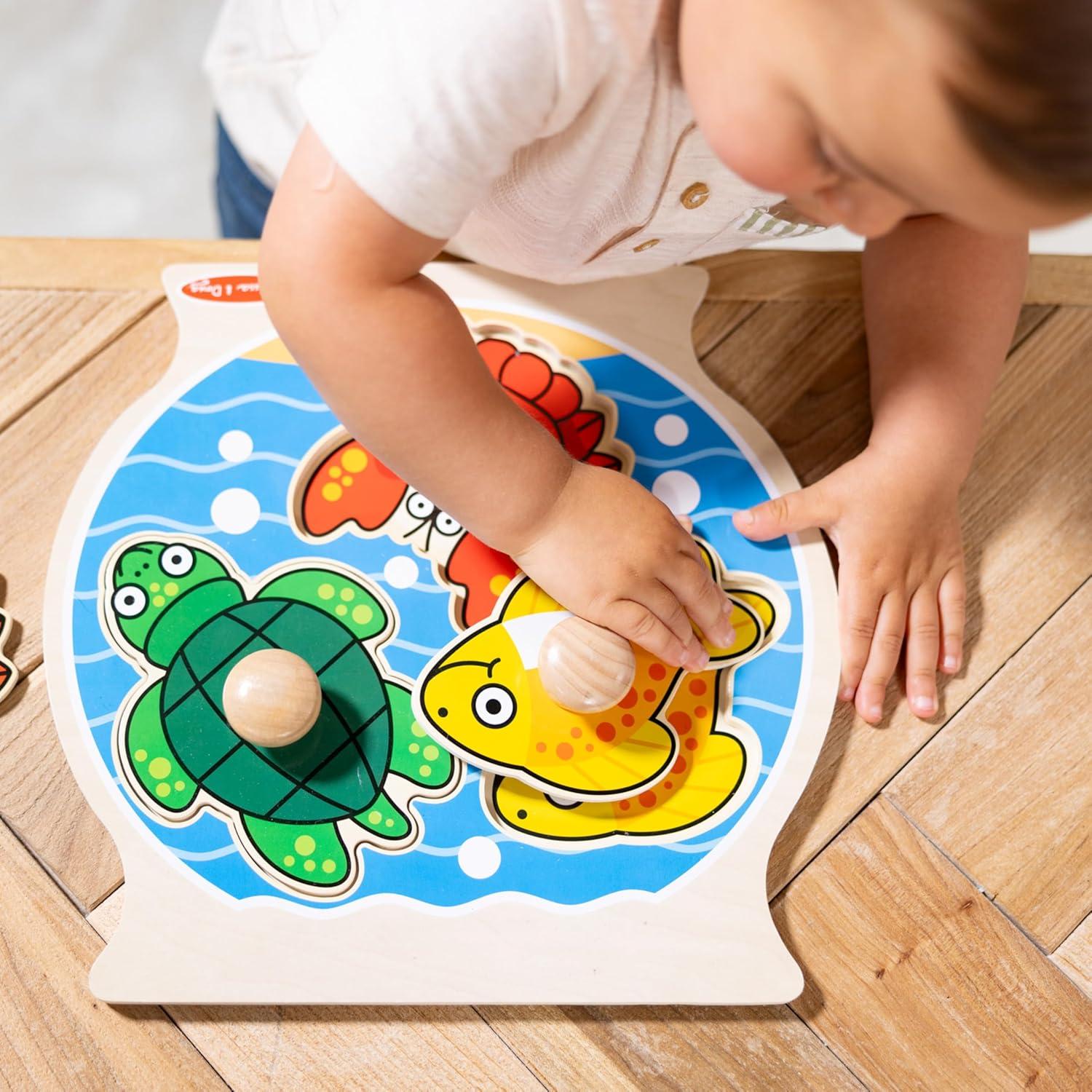 Rompecabezas de Madera Jumbo Melissa & Doug 3 Piezas Mascotas