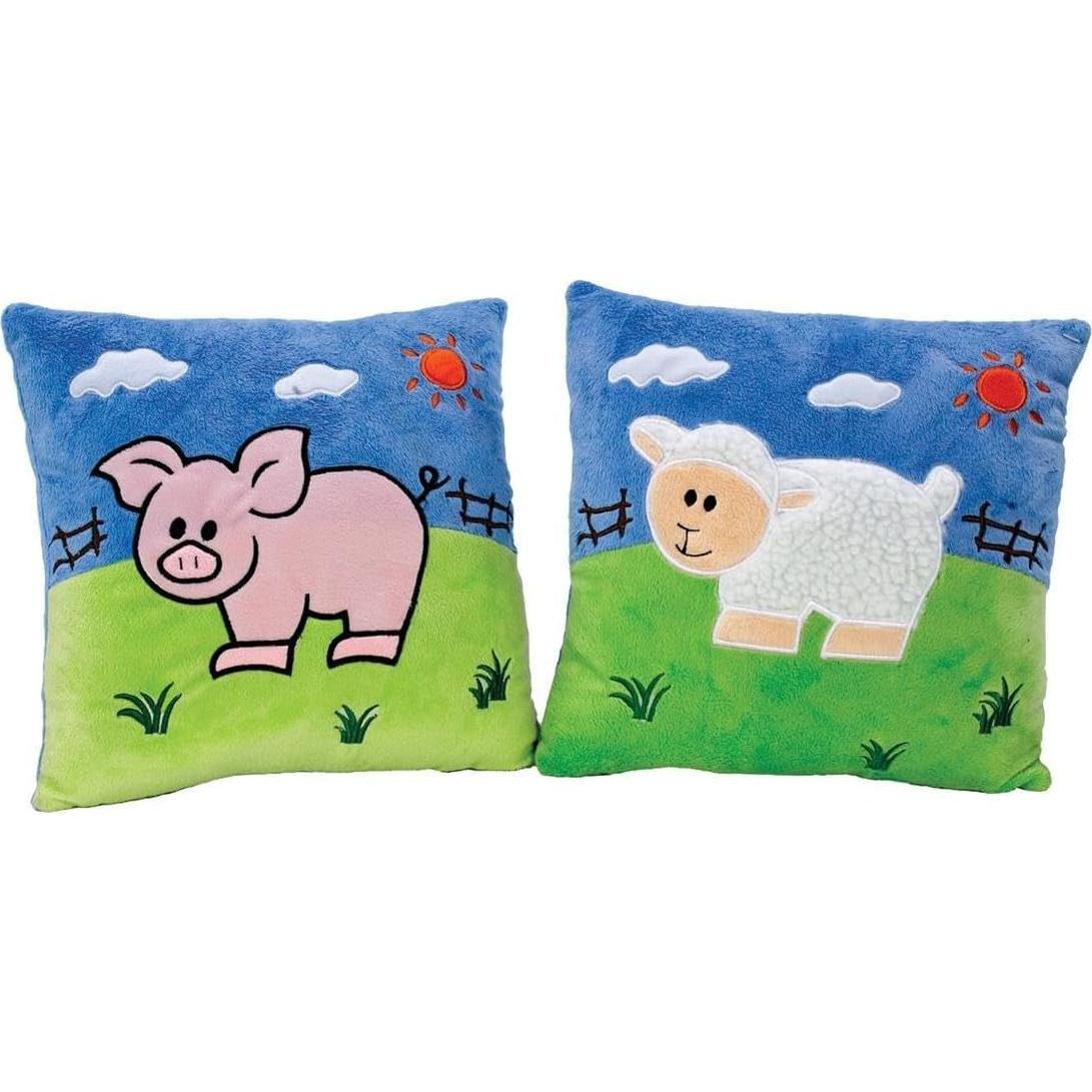 Cojines de Animales de Granja Kaplan - Set de 5 Multicolor