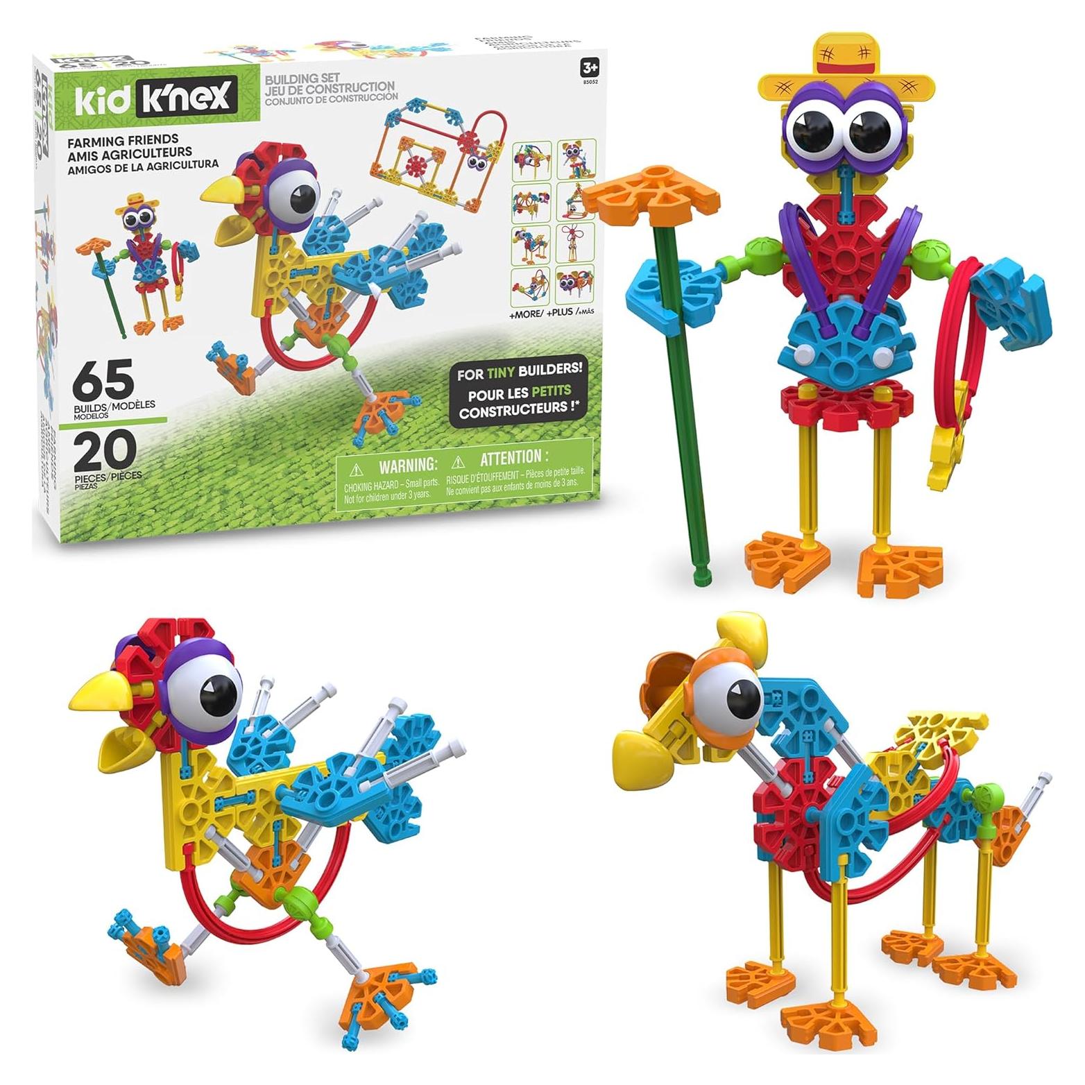 Set de Construcción K'NEX Amigos de la Granja 65 Piezas