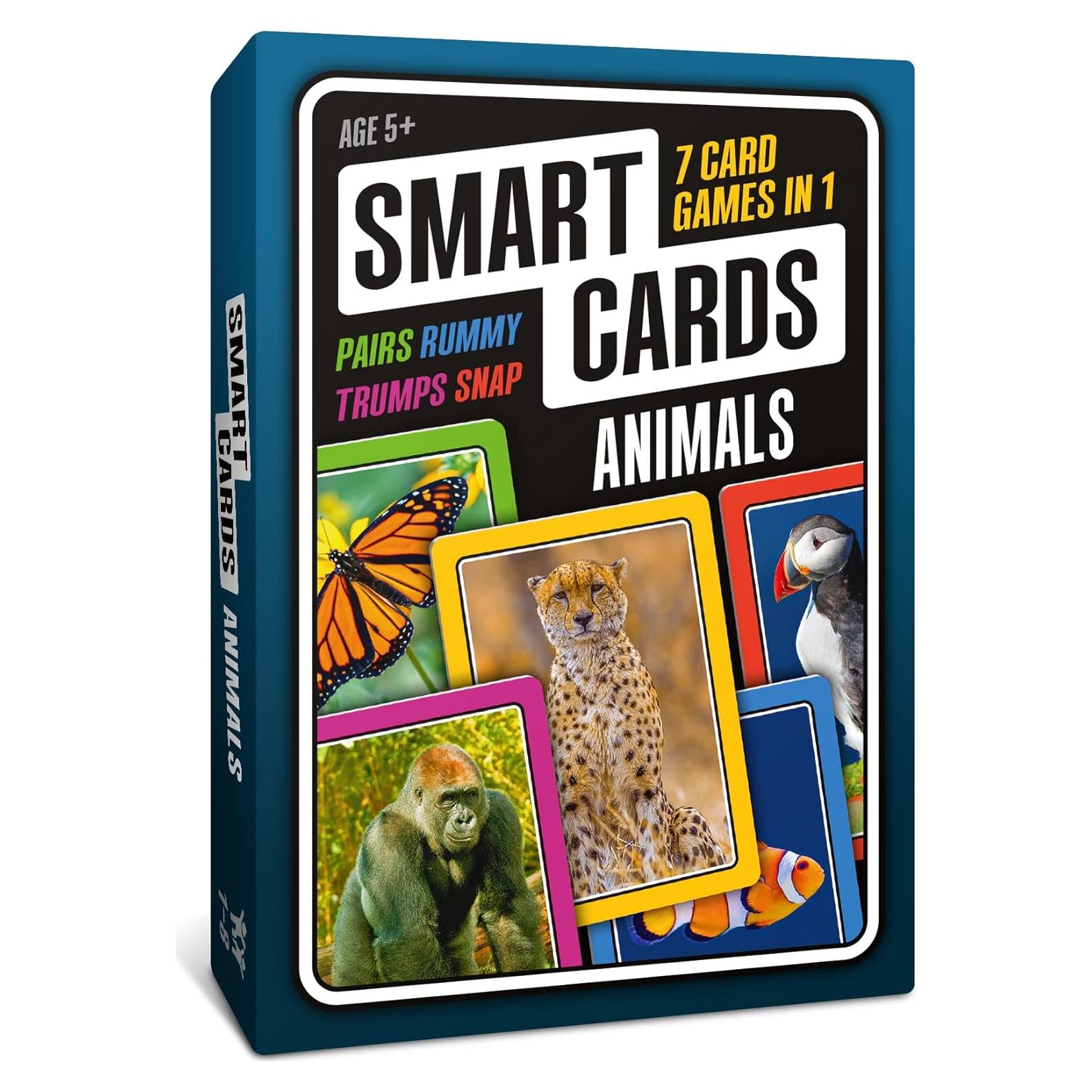 Tarjetas Inteligentes Animales Poptacular 50 Tarjetas 7 Juegos