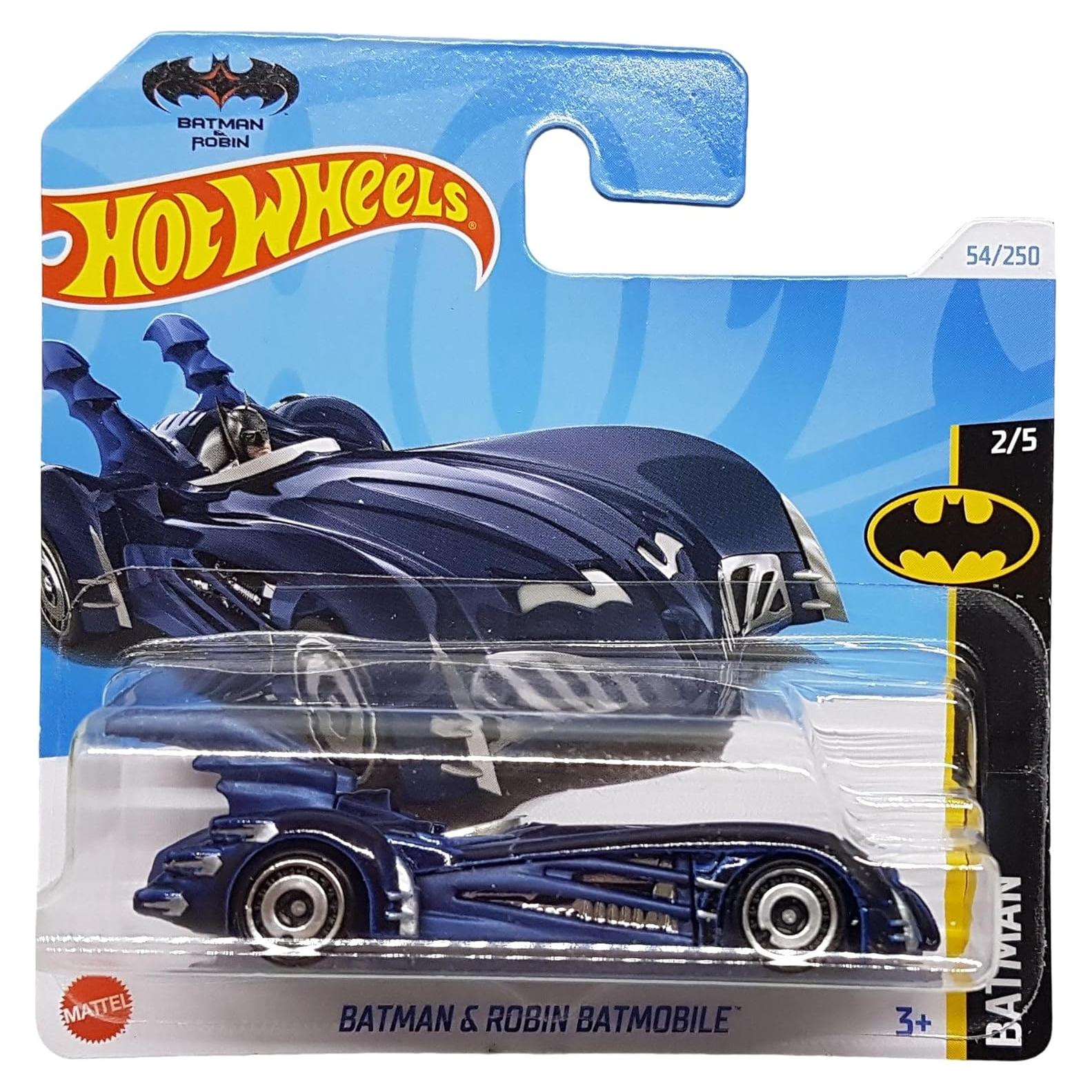 Hot Wheels Batmóvil Batman y Robin 1:64 - Mattel 2024