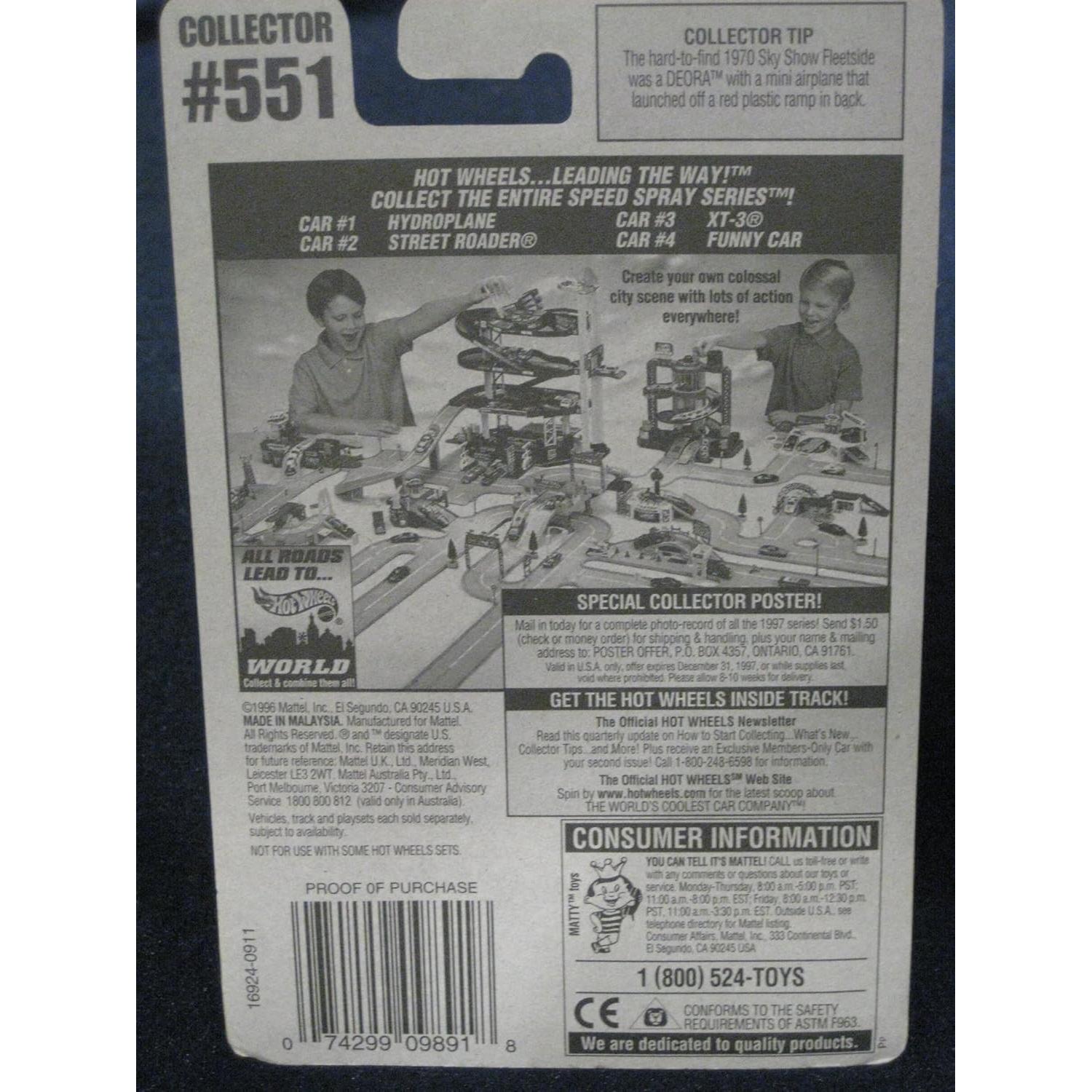 Auto a Escala Hot Wheels Mattel Speed Spray XT-3 16.3 cm