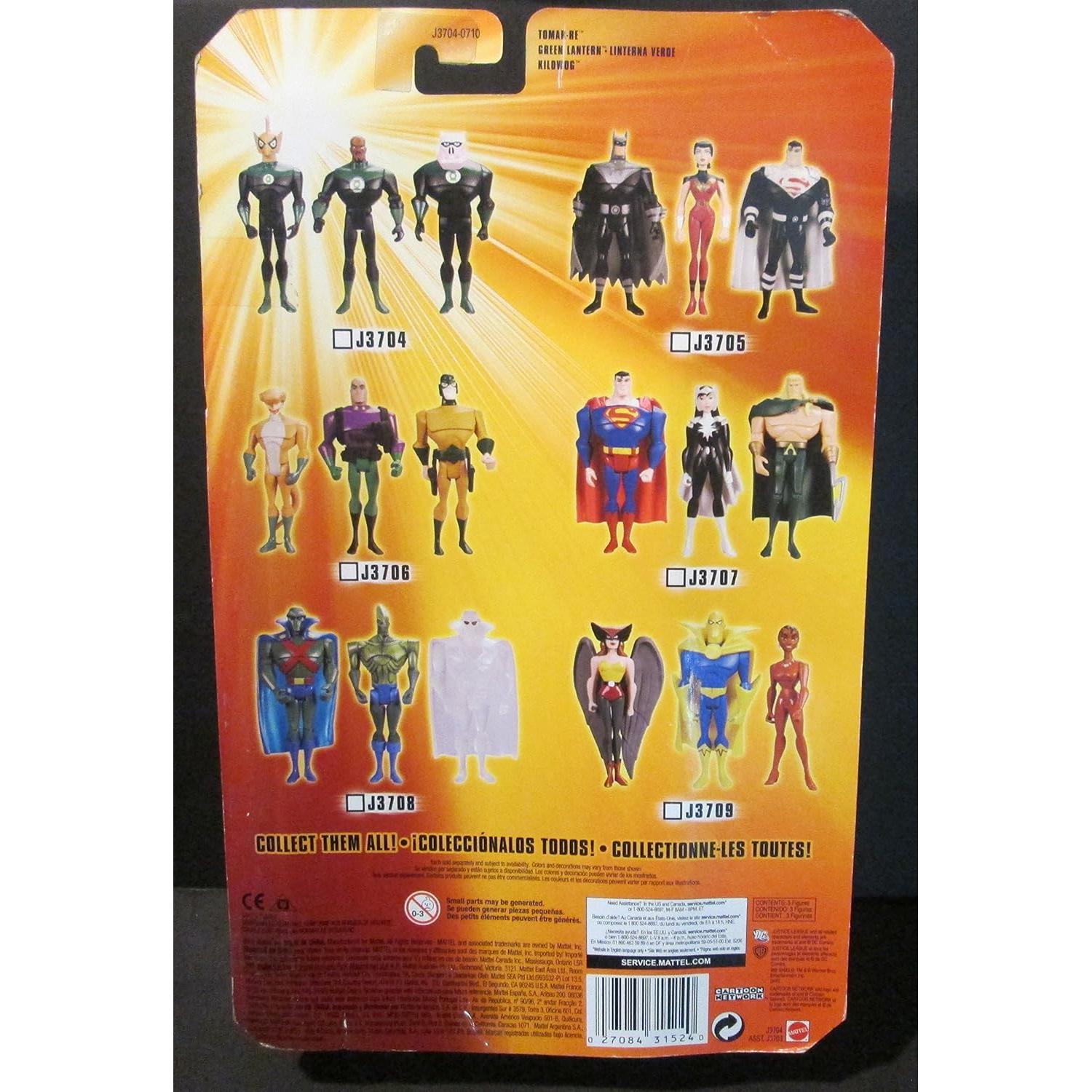 Figuras de acción Mattel Justice League Unlimited 3 pack