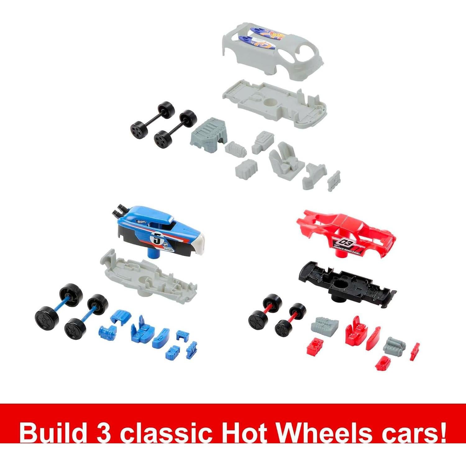 Juego de Fichas Hot Wheels 5-en-1 Mattel para Niños
