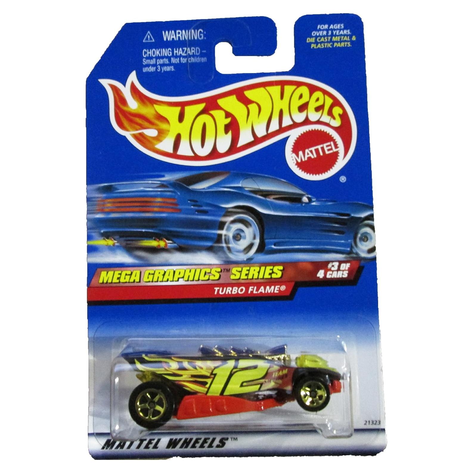 Coche Hot Wheels Mattel 1999 Llama Turbo 1:64 Fundición