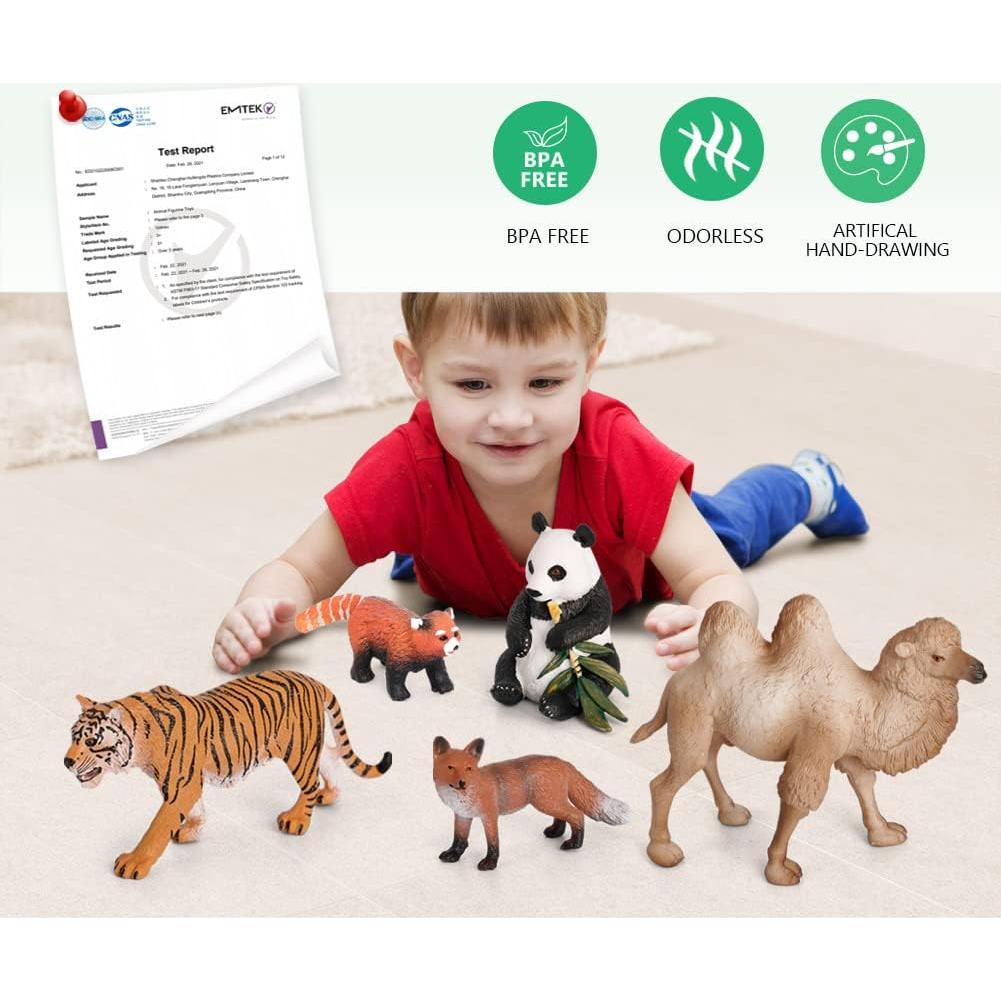 Set de 7 Figuras de Animales de Asia Volnau - Educativo