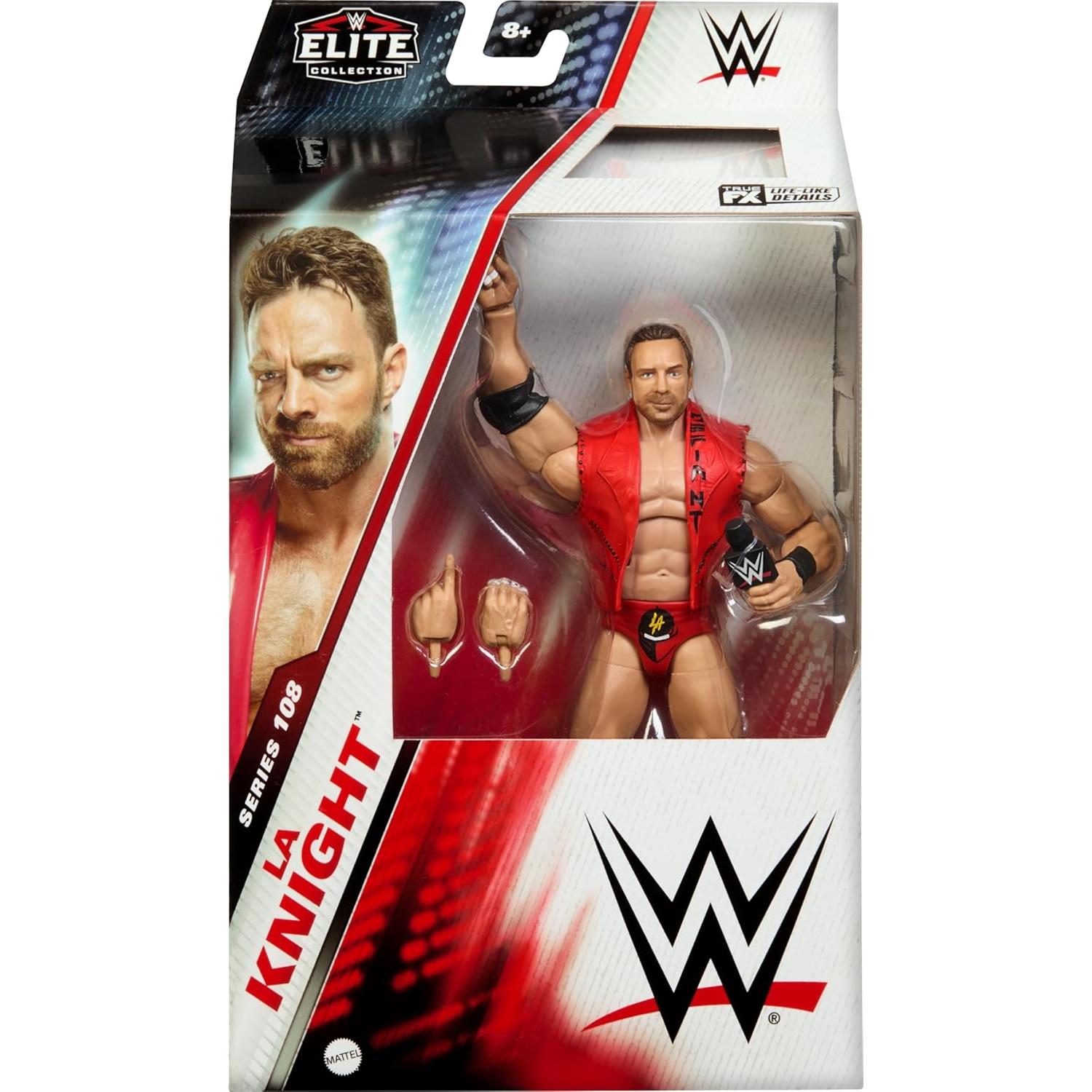Figura de Acción Elite Mattel WWE LA Knight 15.24 cm