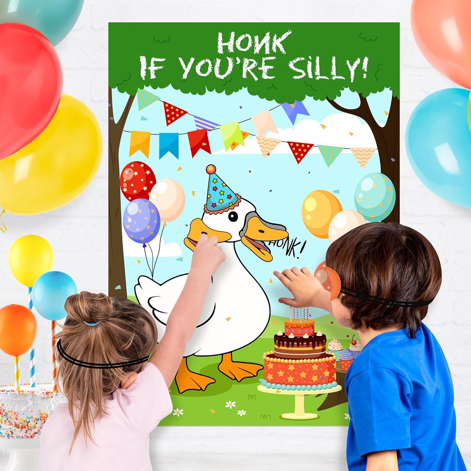 Juego de Fiesta Pon el Pico en el Ganso EmmgHen 28 Piezas