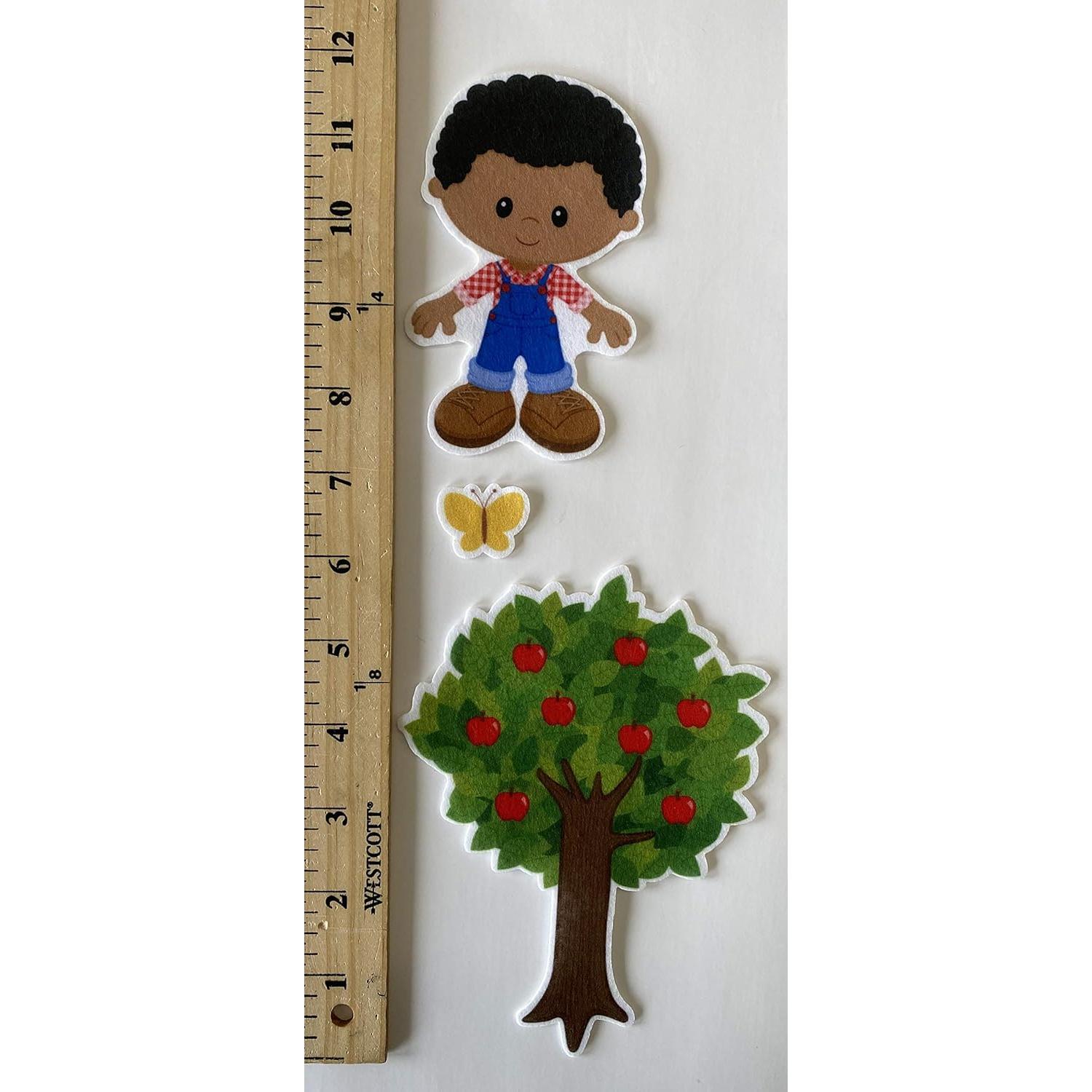 Juego de Fieltro 24 Piezas Animales de Granja Story Time