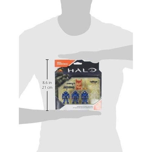 Mega Construx Halo Base de Choque Spartan CTF - 4 Figuras