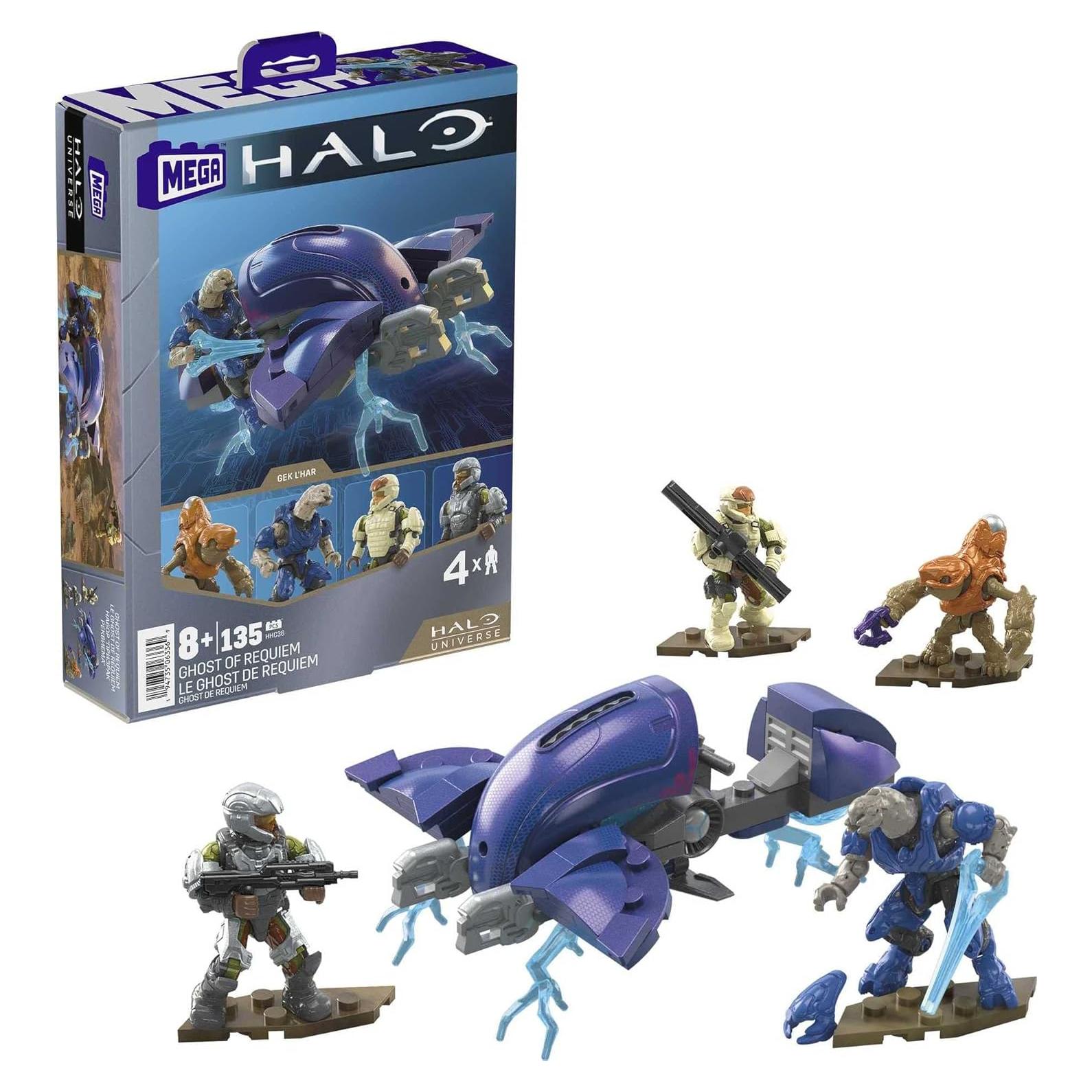 Conjunto de Construcción MEGA Halo Fantasma de Requiem 135 Piezas