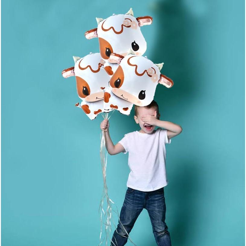 3PCS Globos de Vaca Gallasy 76.2x68.6 cm para Fiesta