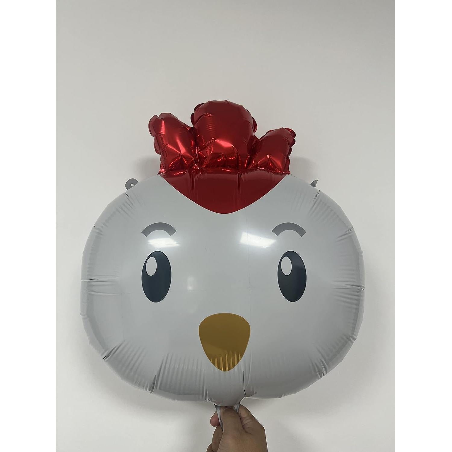 5 Globos de Pollo de Aluminio CYMYLAR para Fiesta