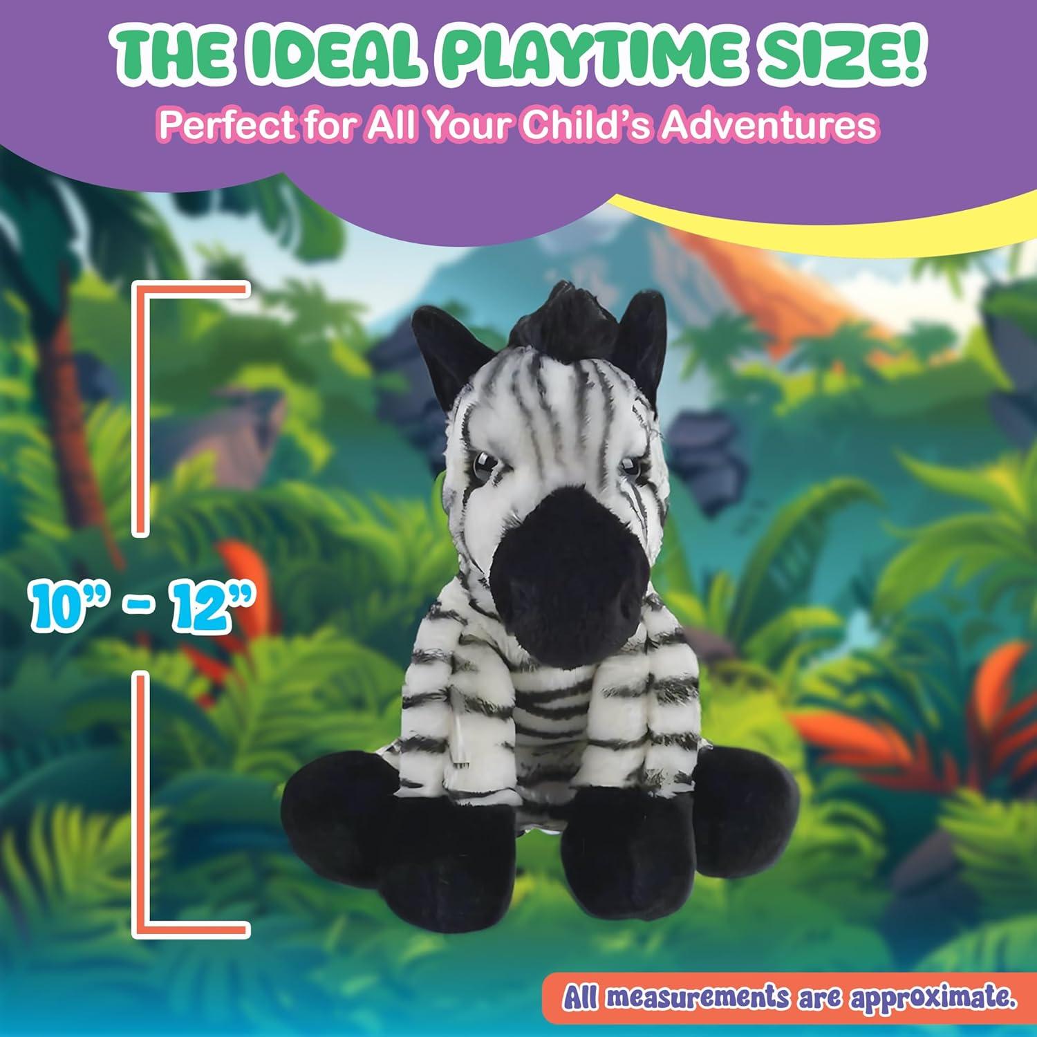 Zebra de Peluche 30.48 cm Forest & Twelfth - Regalo Ideal