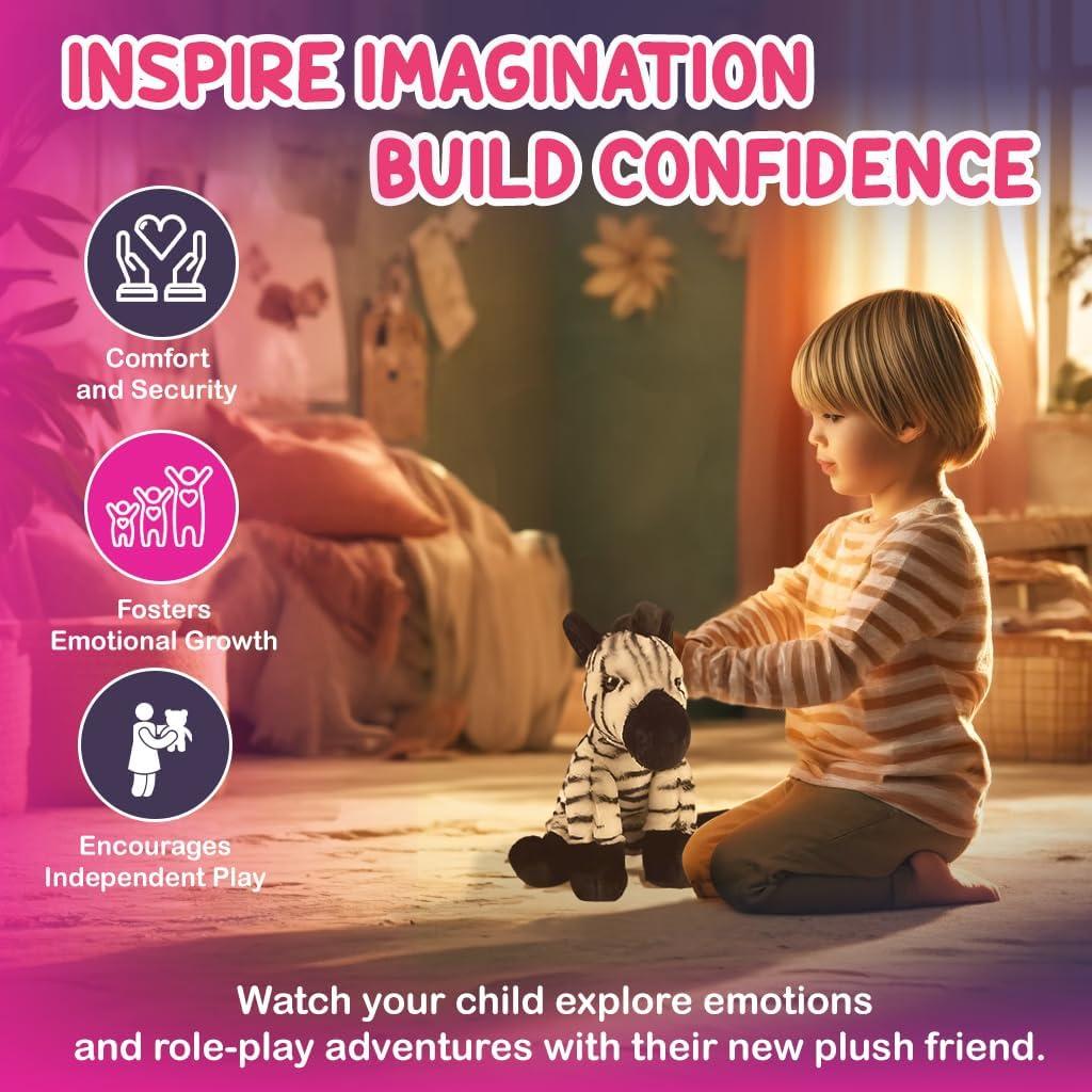 Zebra de Peluche 30.48 cm Forest & Twelfth - Regalo Ideal