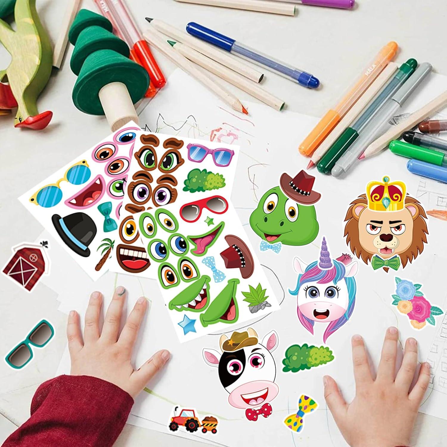 Kit de Manualidades de Animales de la Selva WPDISCZ - 48 Piezas