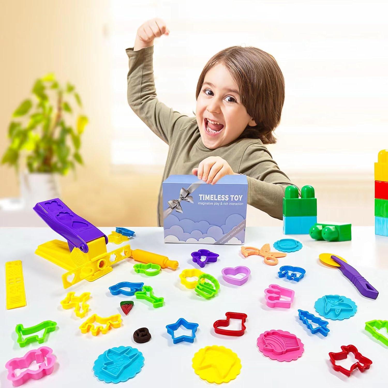 Set de Juguetes de Masa Jaees con Moldes y Accesorios