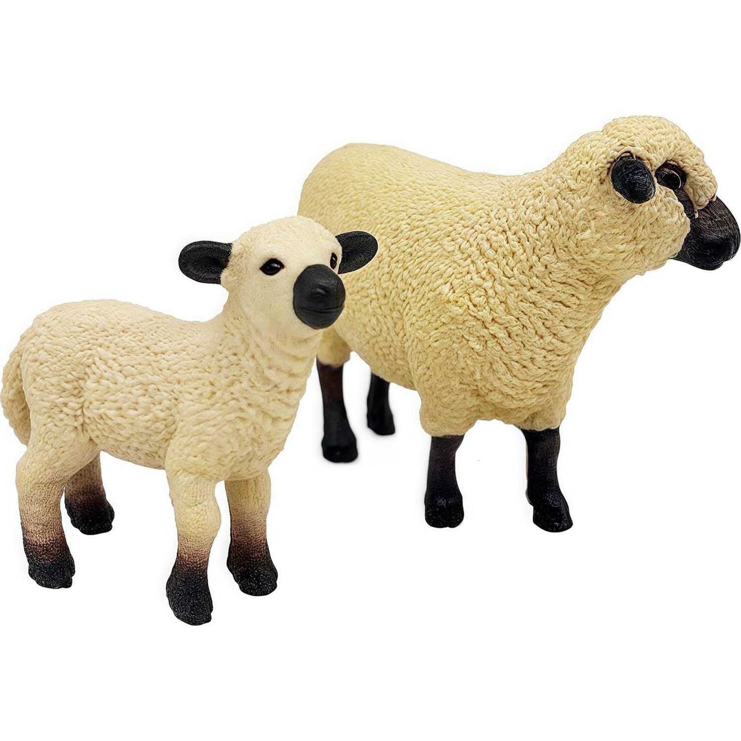 Figuras de Animales de Granja Gemini&Genius, Set 6 Piezas