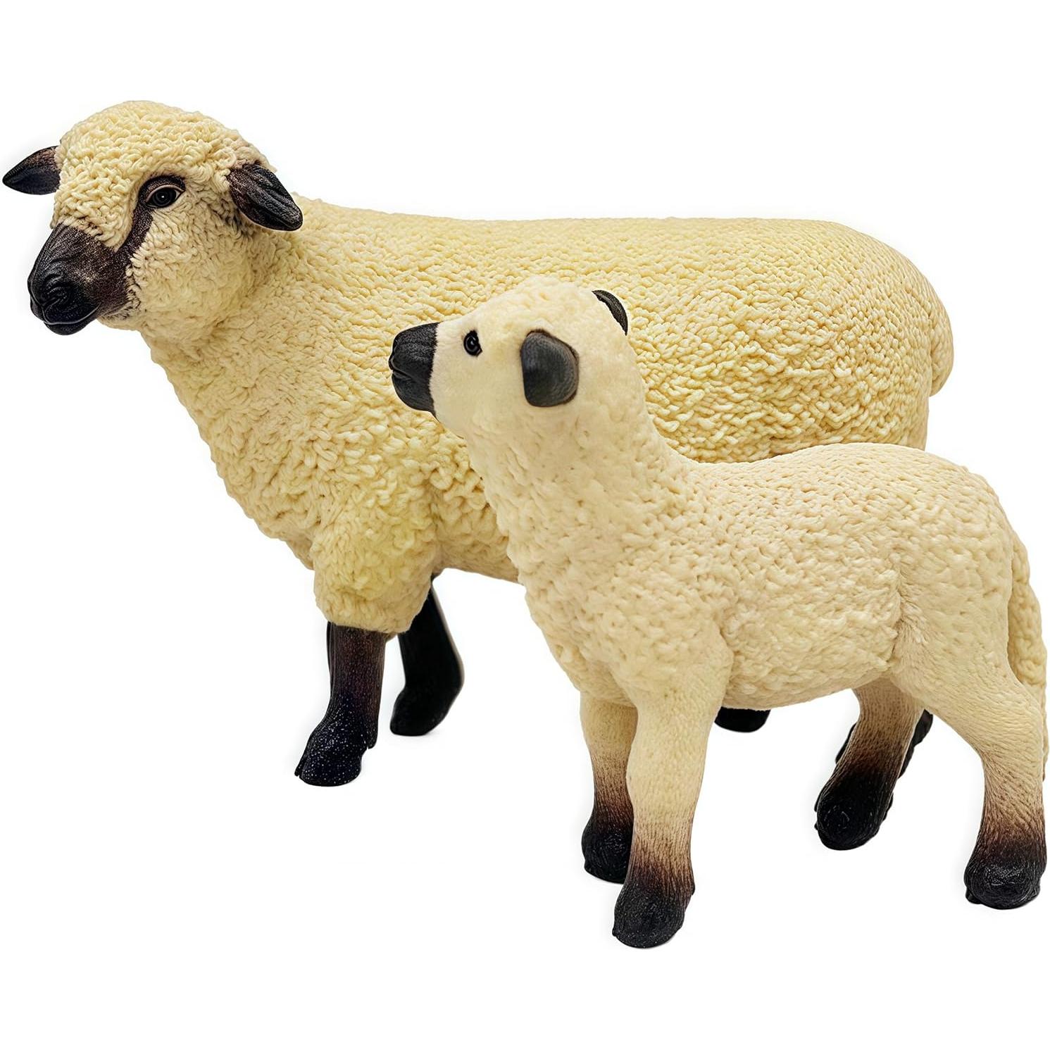 Figuras de Animales de Granja Gemini&Genius, Set 6 Piezas