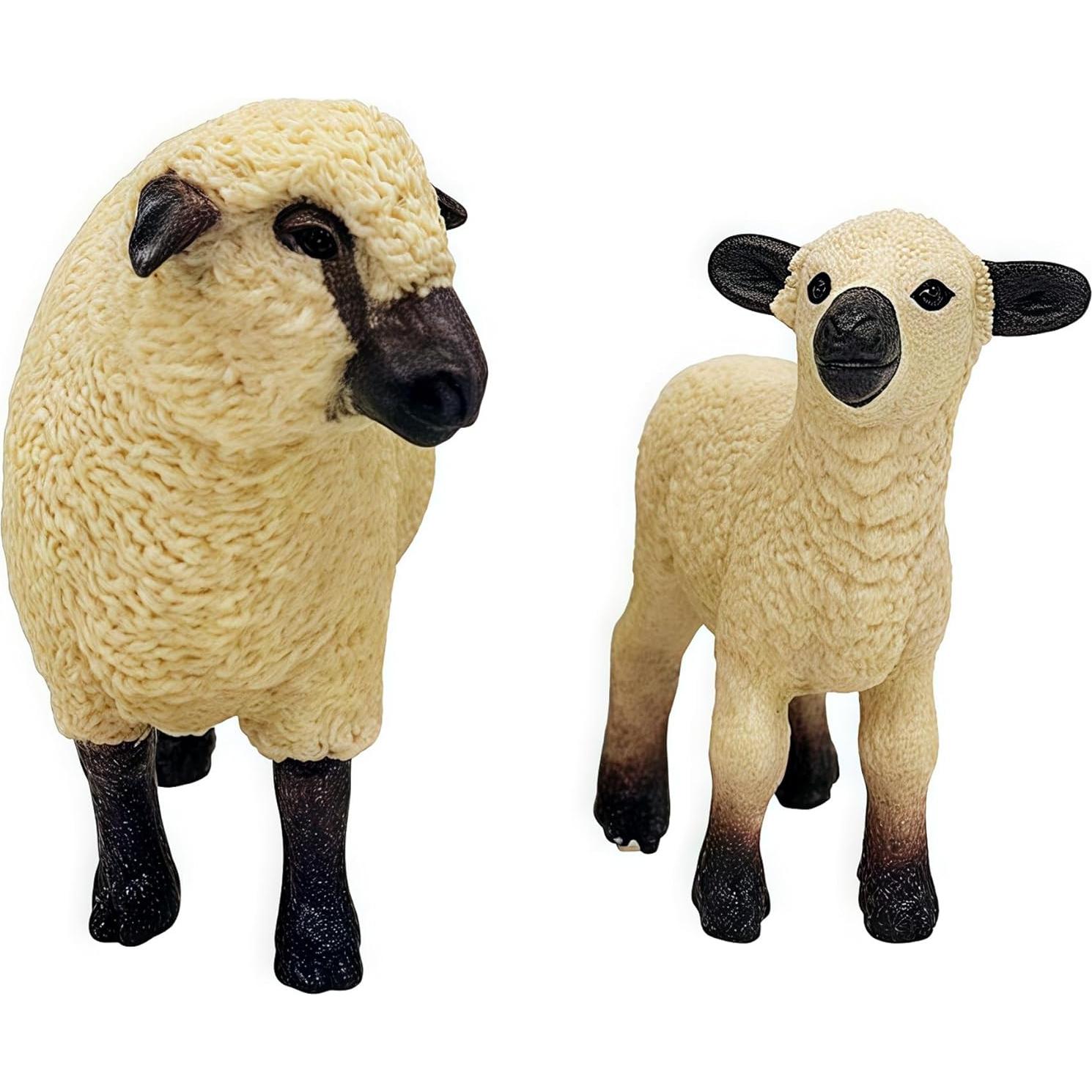 Figuras de Animales de Granja Gemini&Genius, Set 6 Piezas