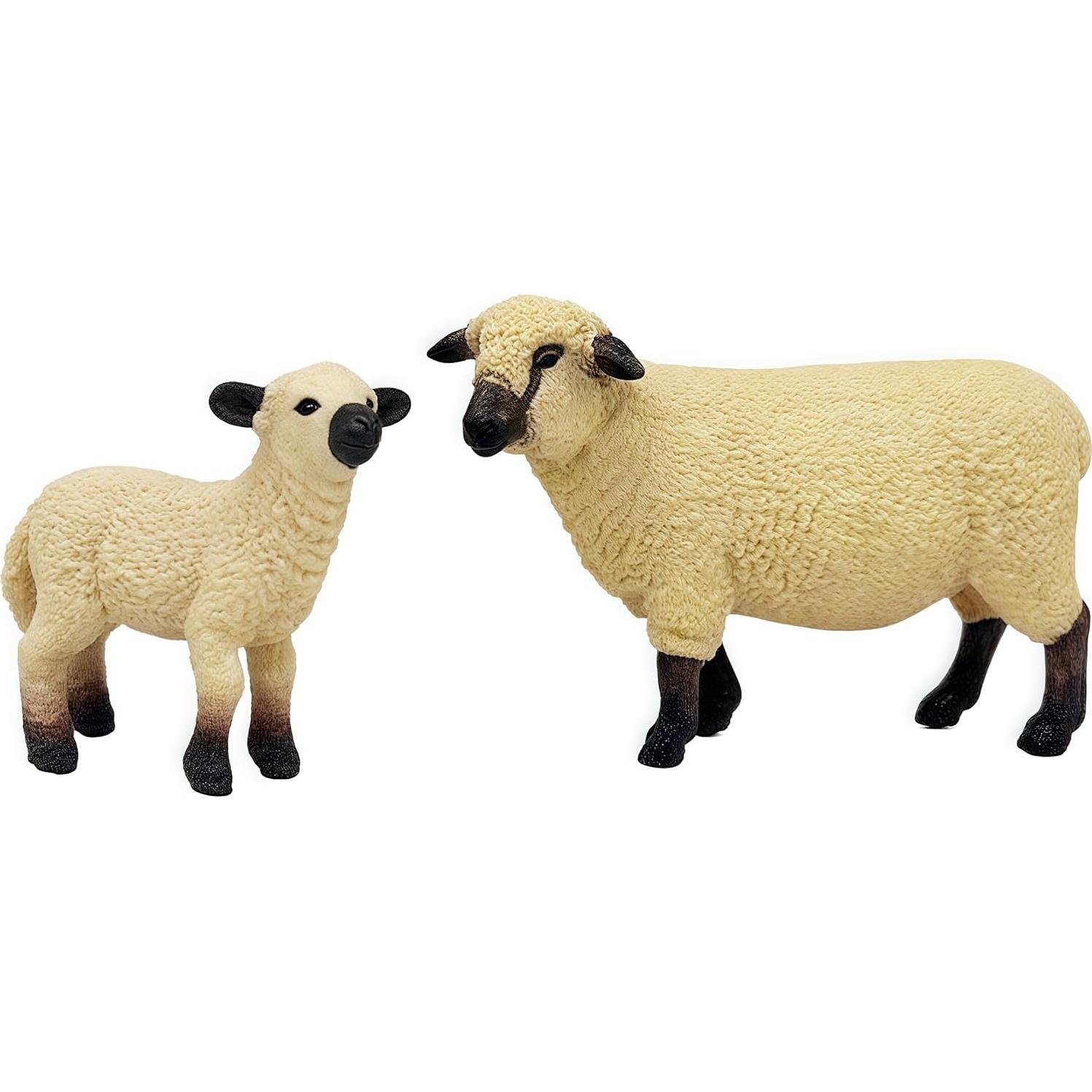 Figuras de Animales de Granja Gemini&Genius, Set 6 Piezas