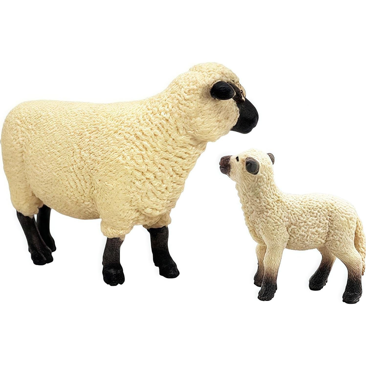 Figuras de Animales de Granja Gemini&Genius, Set 6 Piezas