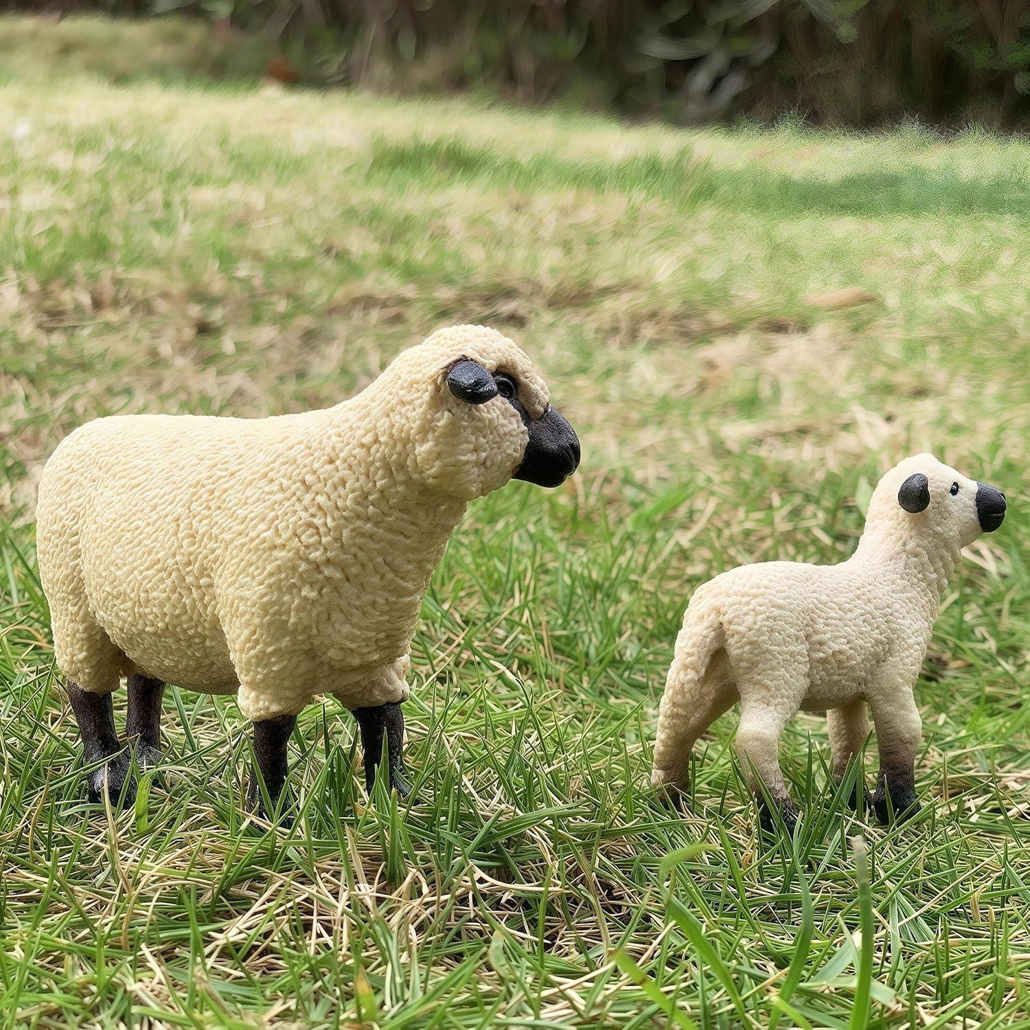 Figuras de Animales de Granja Gemini&Genius, Set 6 Piezas