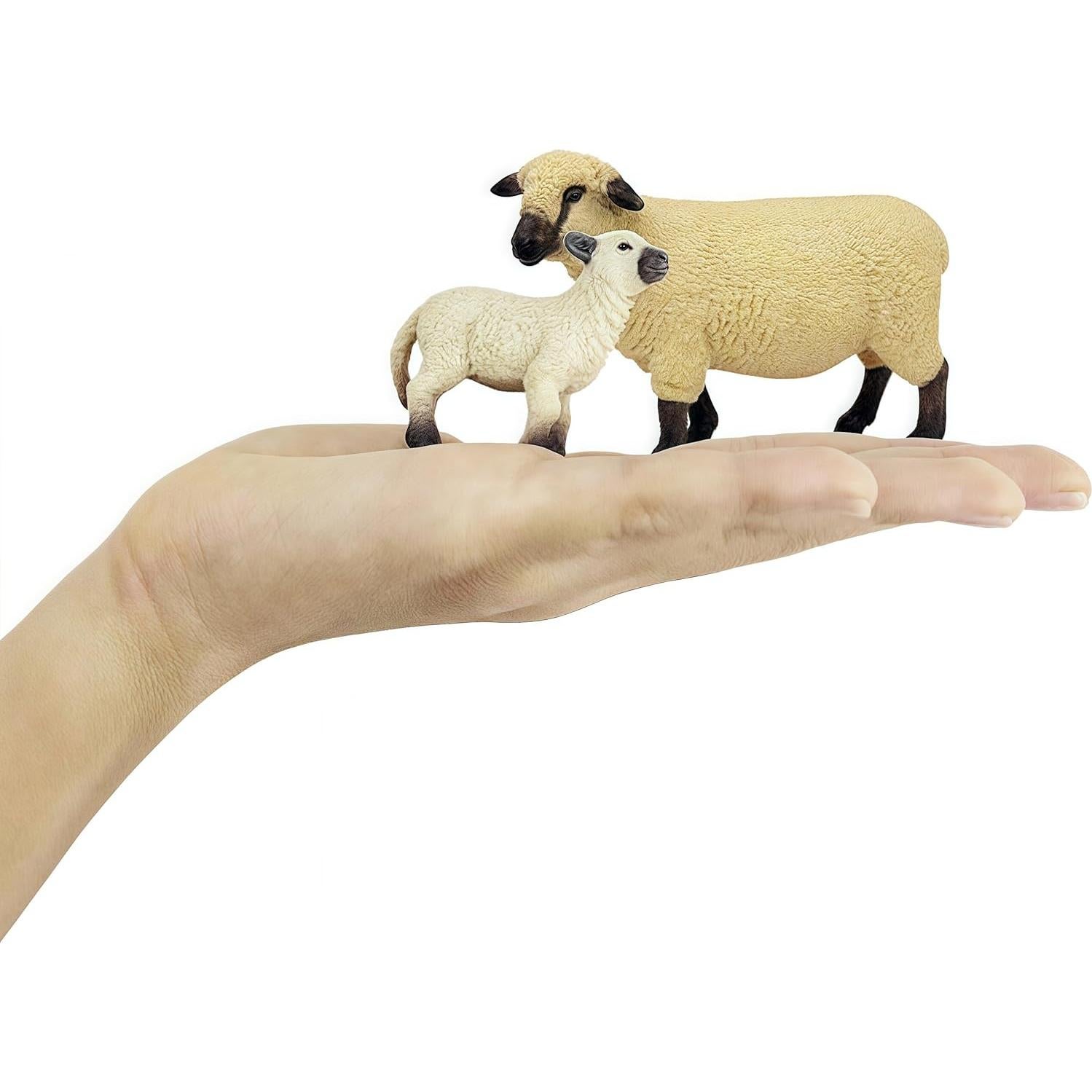 Figuras de Animales de Granja Gemini&Genius, Set 6 Piezas