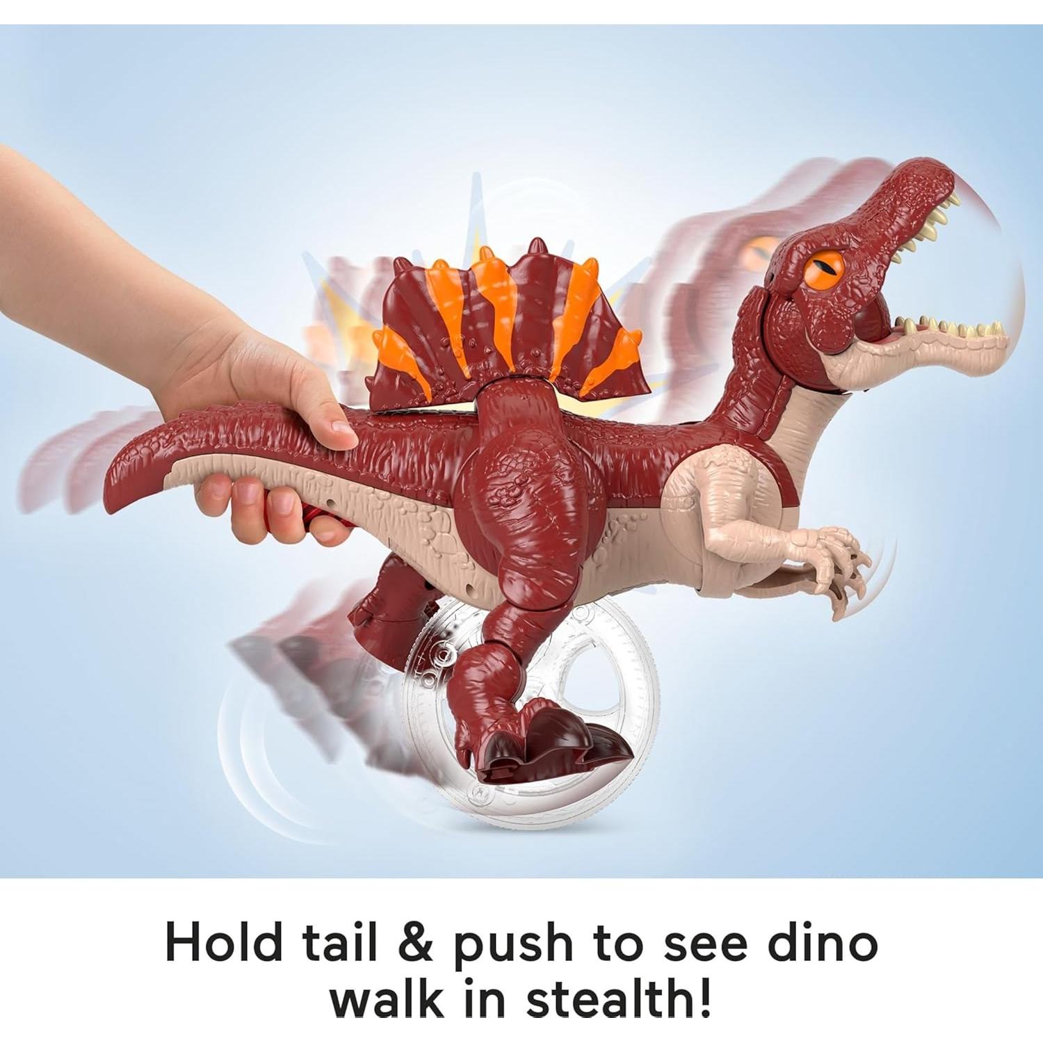 Juguete Dinosaurio Spinosaurus Corredor Fisher-Price 23cm