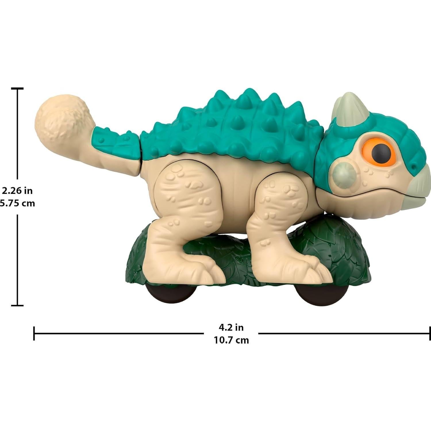 Juguete Dinosaurio Ankylosaurus Fisher-Price 14 cm