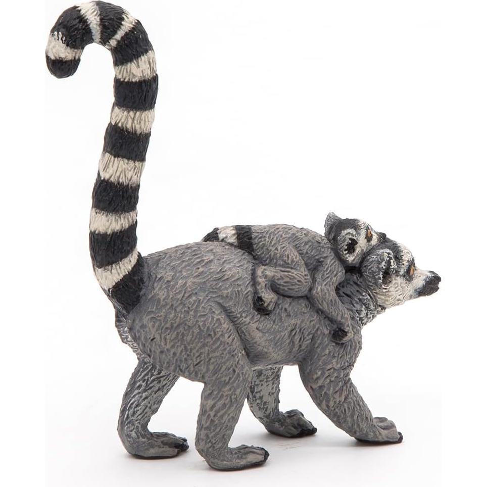 Figura Realista Lemur y Bebé Papo - 6.3x2.0x7.8cm - 3+