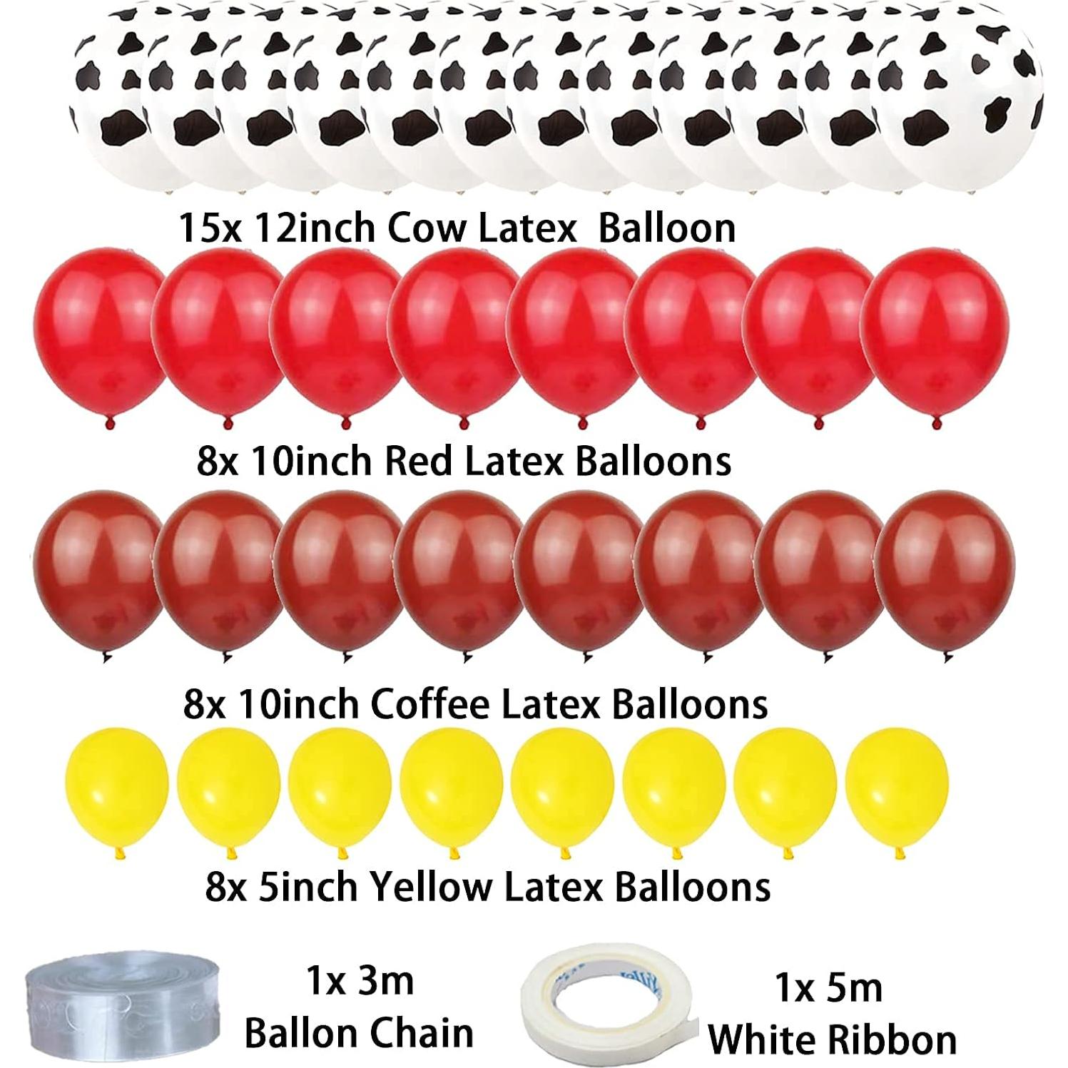 Finypa 72 Piezas Decoración Fiesta Cumpleaños Granja Animales