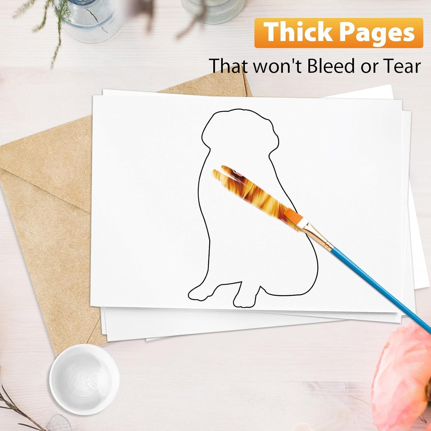 Kit de Pintura de Agua Reutilizable Biarek 22 Piezas para Ancianos