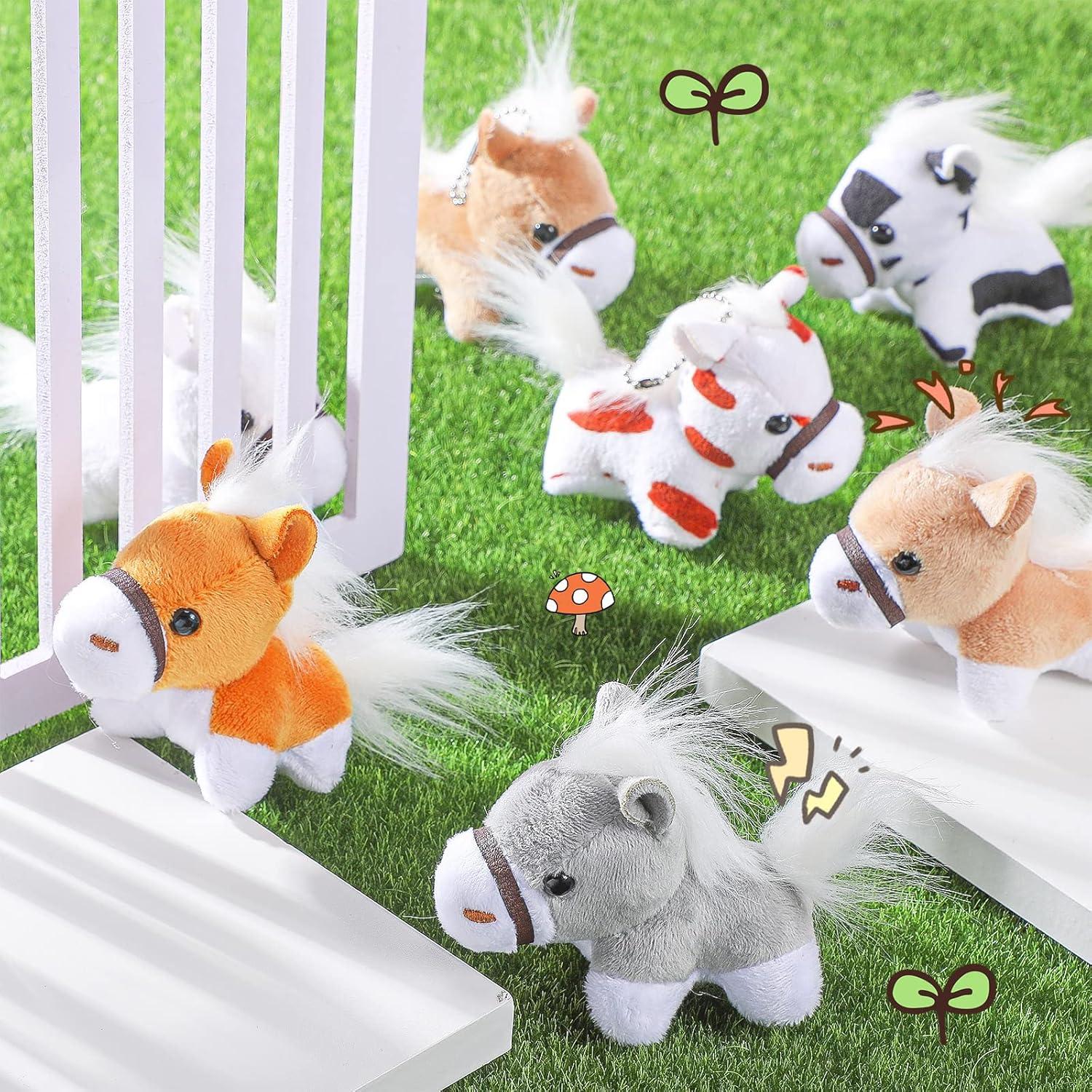 36 Caballos de Peluche Hungdao 8 cm para Fiesta y Regalos