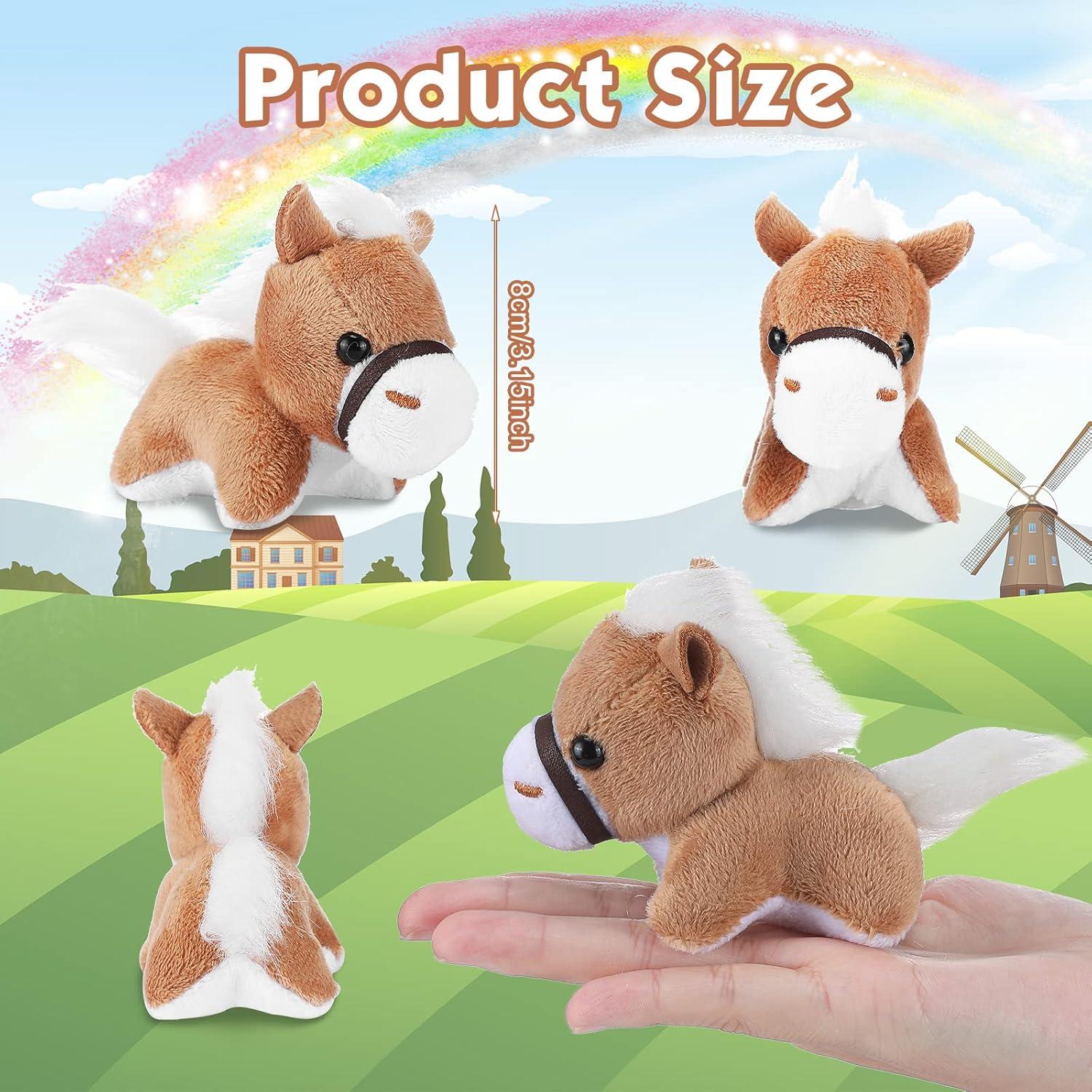 36 Caballos de Peluche Hungdao 8 cm para Fiesta y Regalos