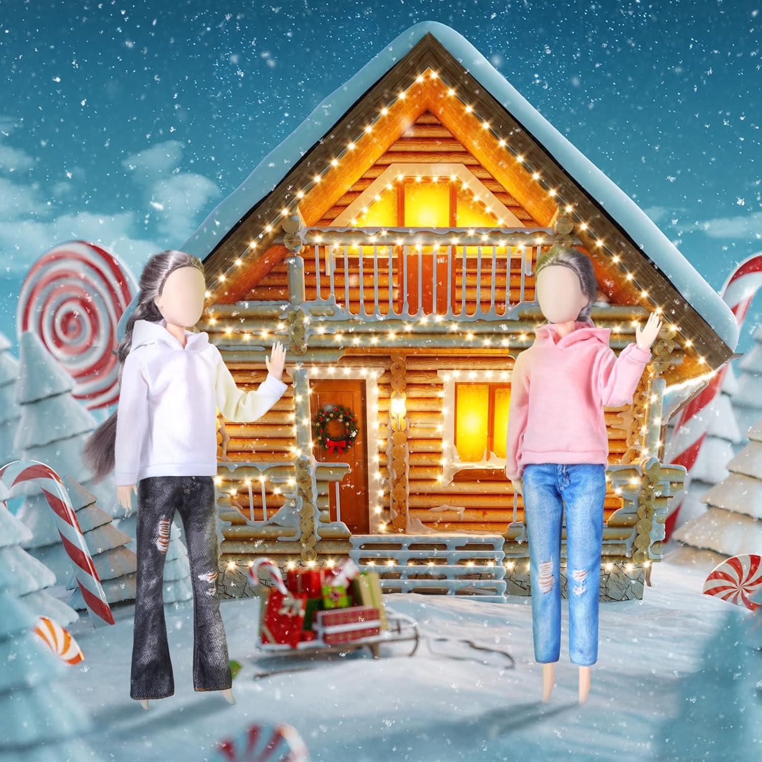 Bencailor 8 Piezas Ropa de Muñeca Algodón y Mezclilla